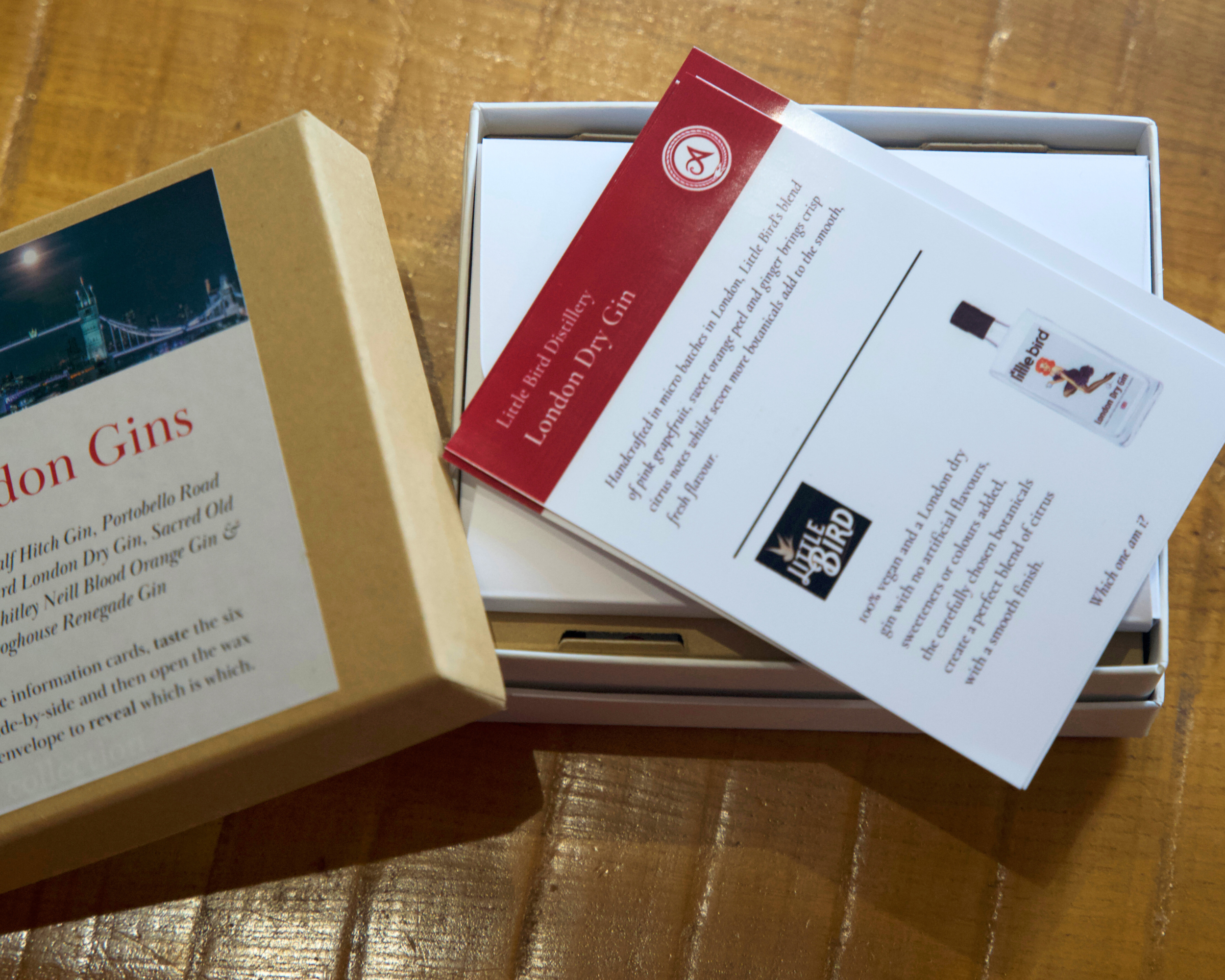 gin tasting gift