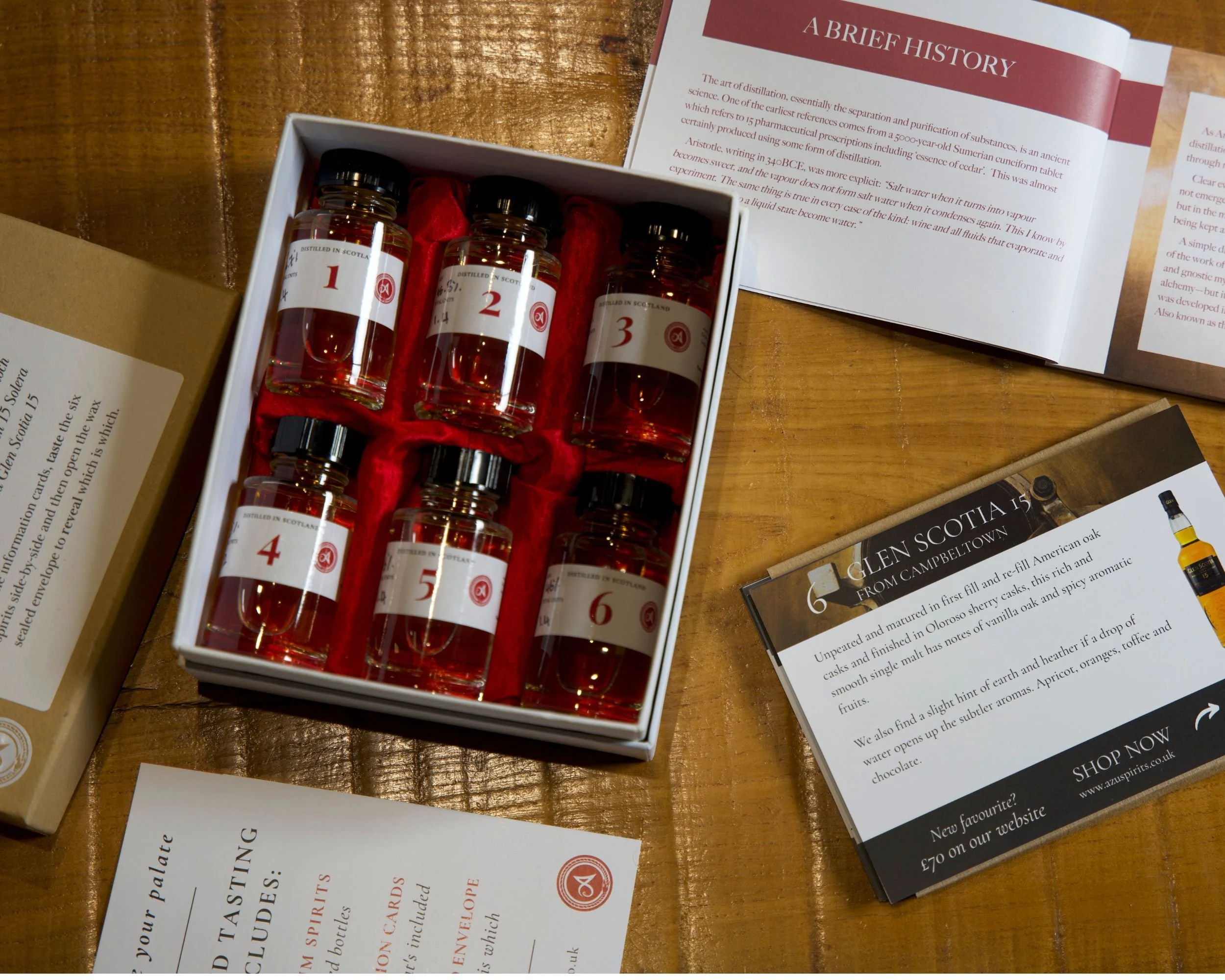 scotch whisky tasting set