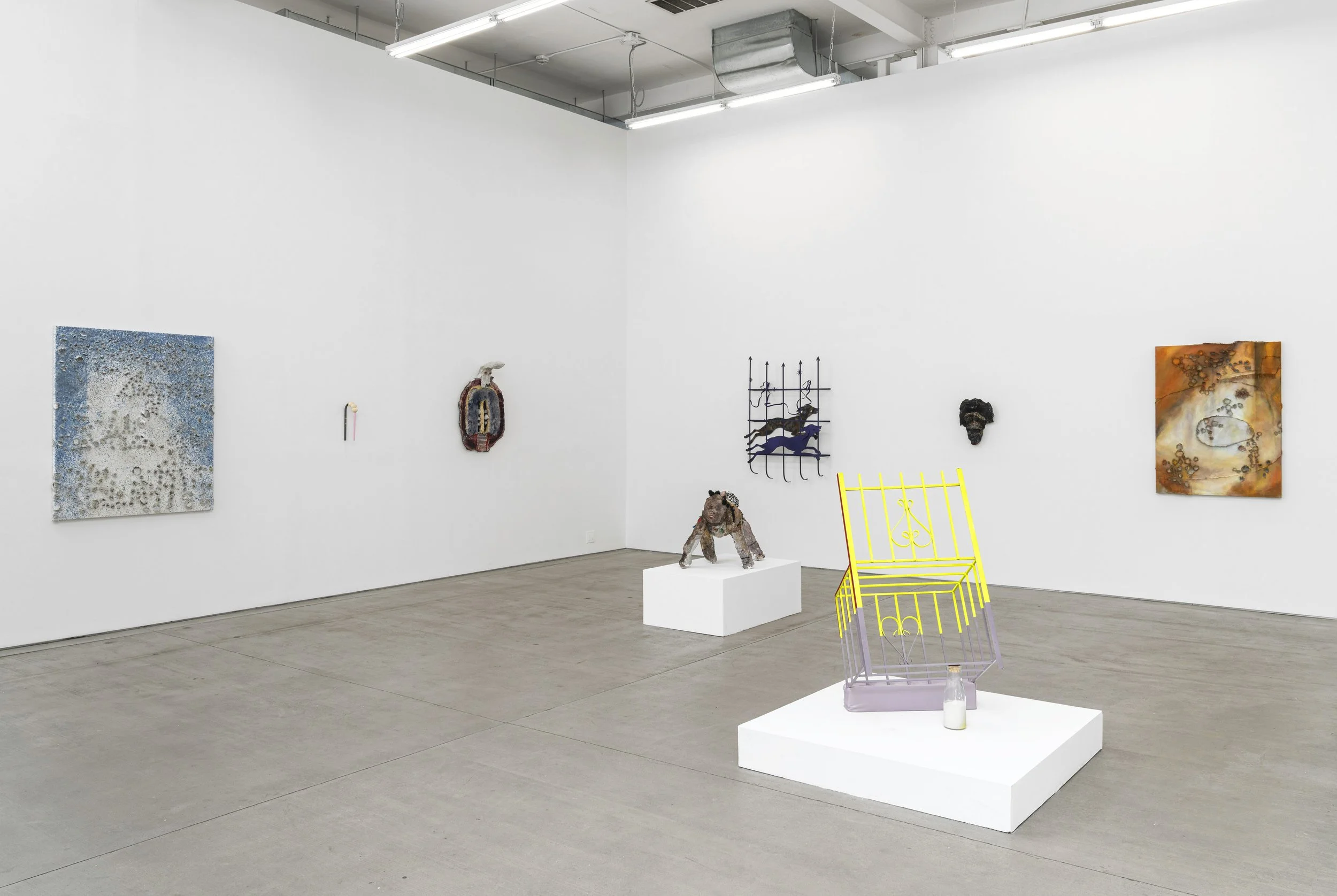  ‘Subject to Change’ - group show with Abigail Lucien and Nickola Pottinger at Swivel Gallery, New York (Installation view). 