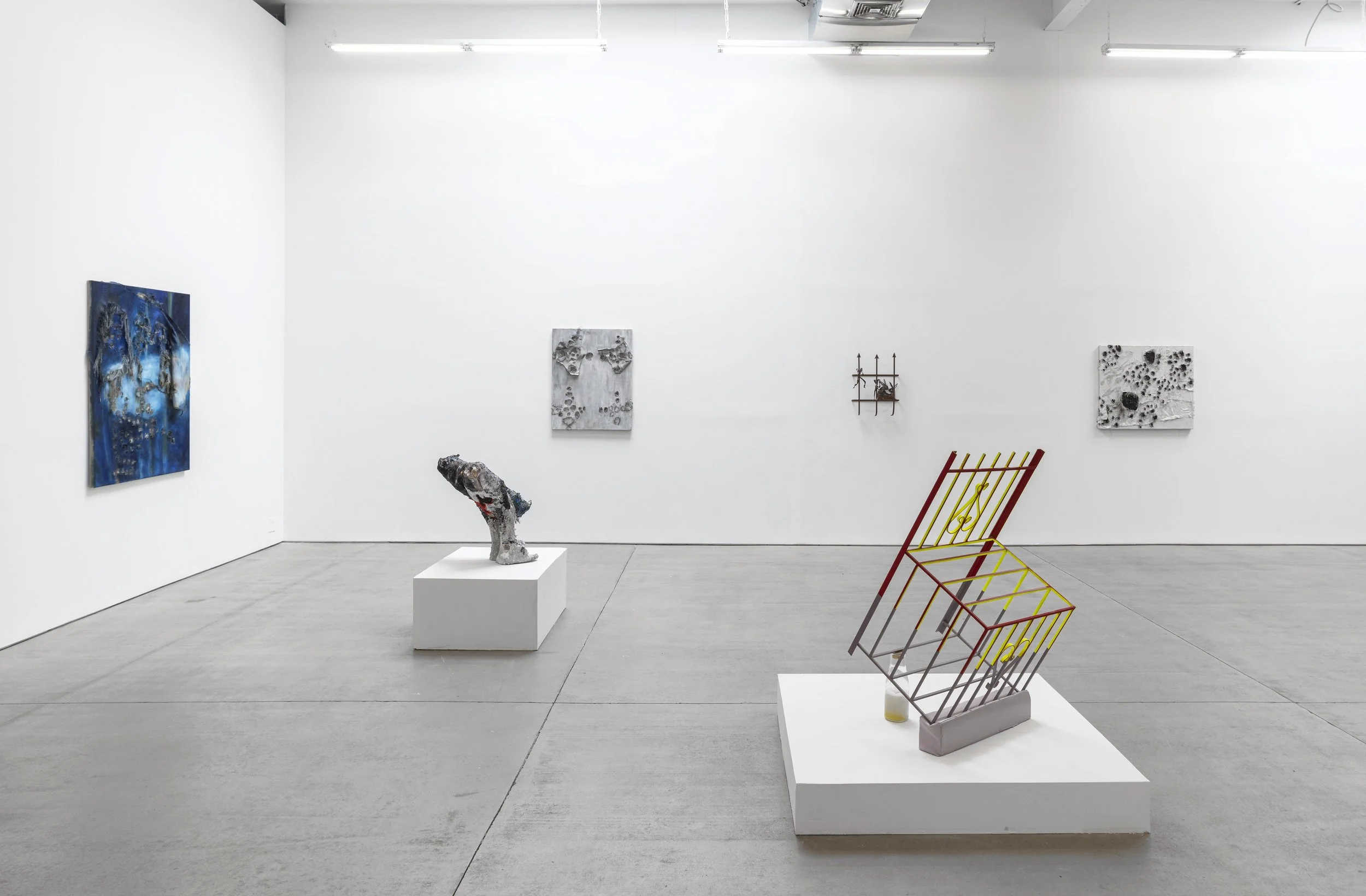  ‘Subject to Change’ - group show with Abigail Lucien and Nickola Pottinger at Swivel Gallery, New York (Installation view). 