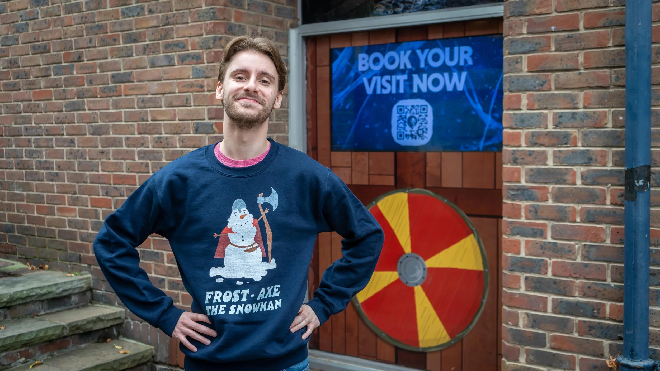 Frost-Axe the Snowman Christmas Jumper.webp
