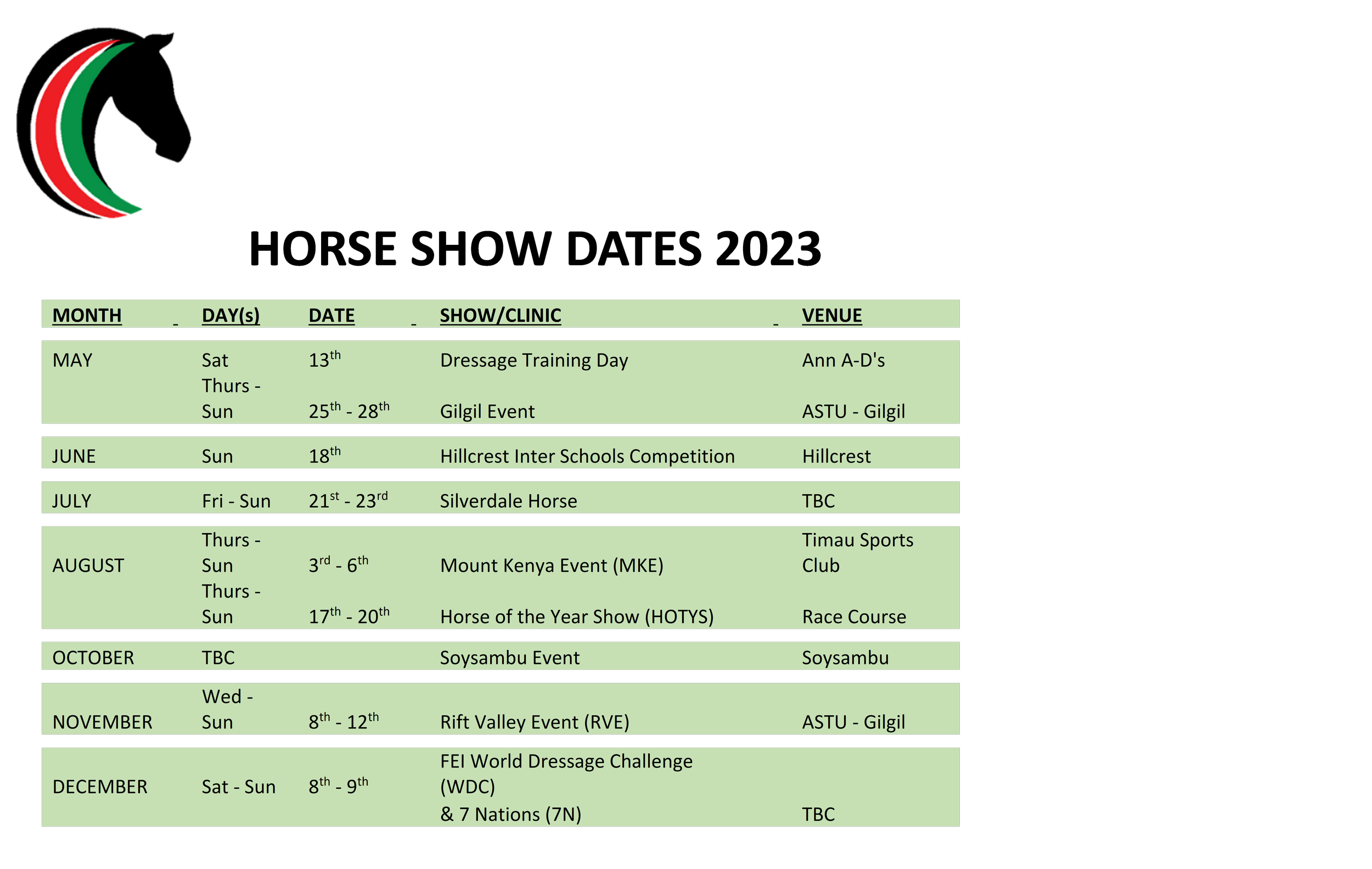Horse Association of Kenya