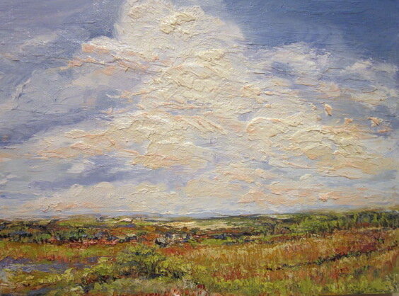   Billowing Clouds ll   Oil on panel   16” x 24”     