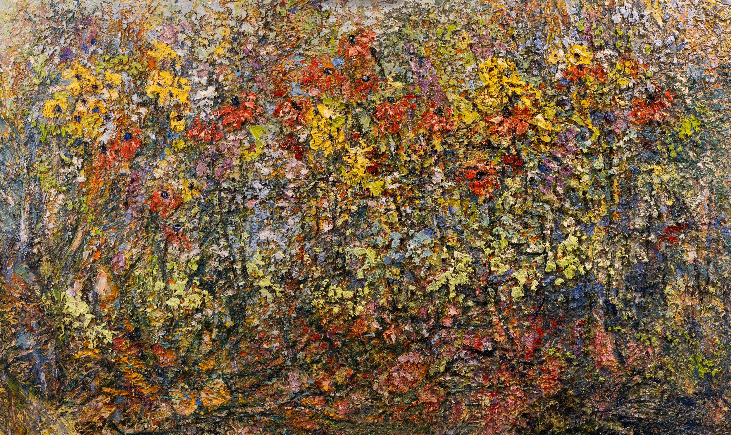   SOLD    Wildflowers   40” x 60”  Oil on canvas    