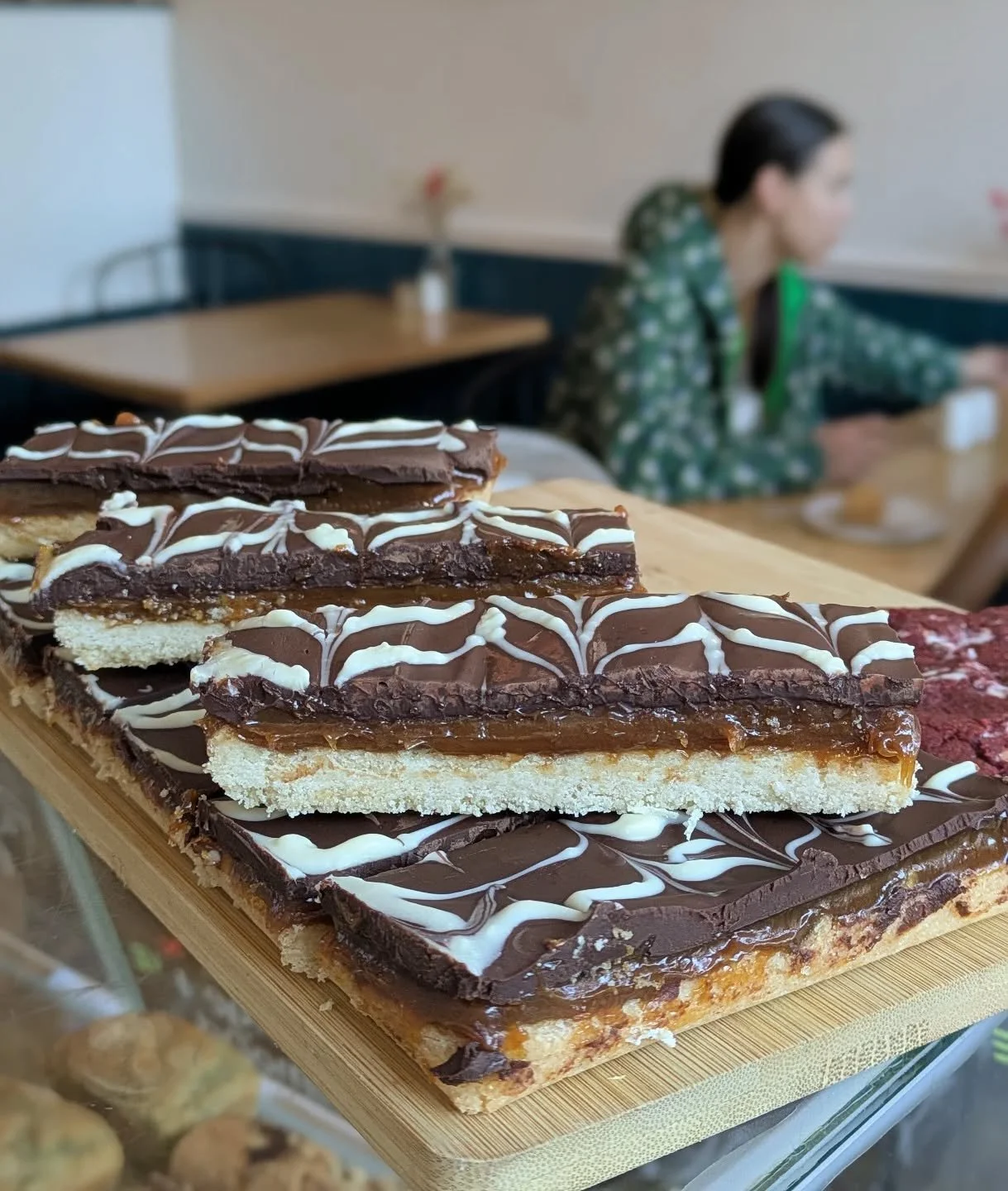 Our OG baker, Elre, is providing the goods with her millionaire shortbread! 😋