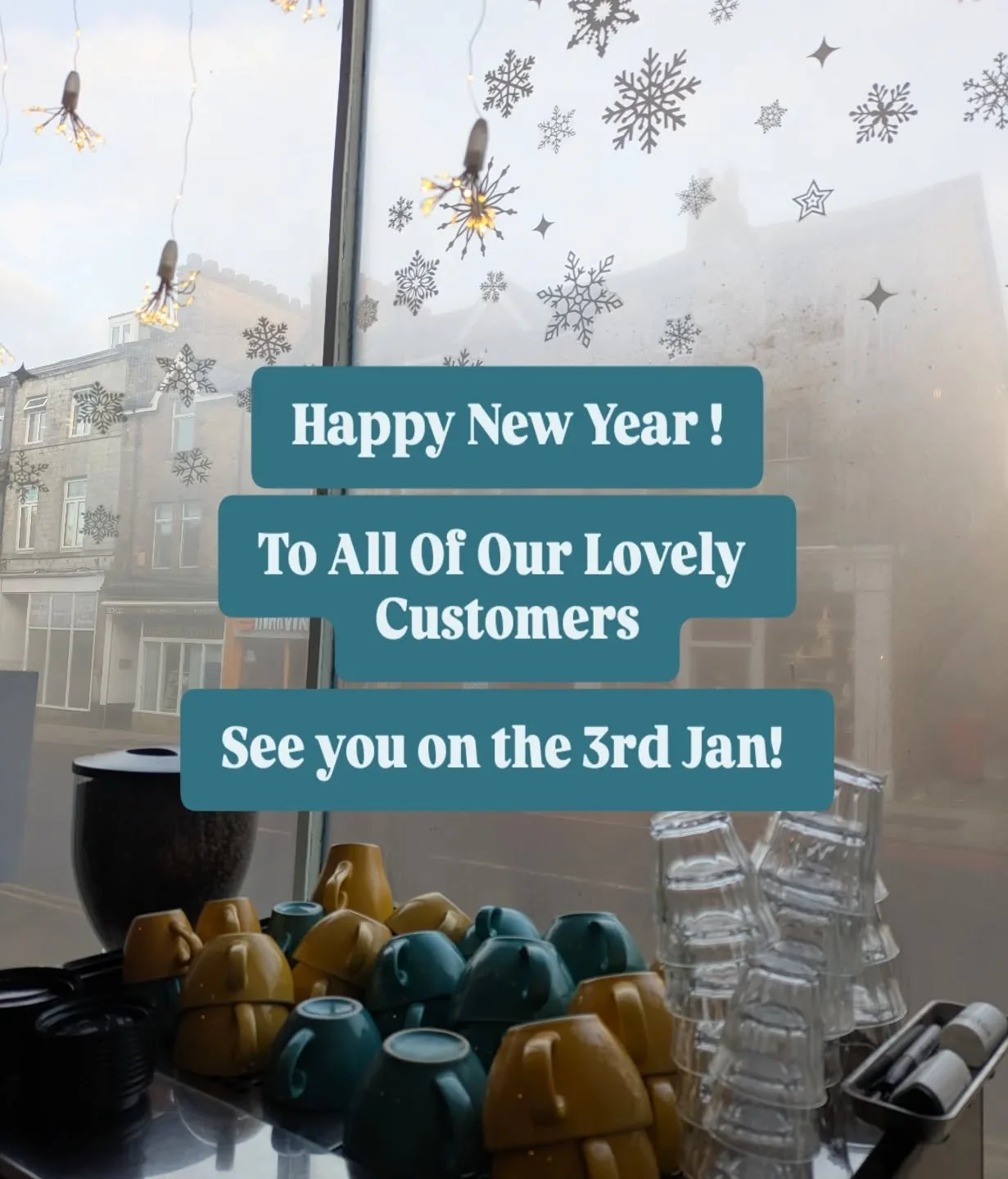Have a good one, see you then Saturday 3rd January! 🎆🎇