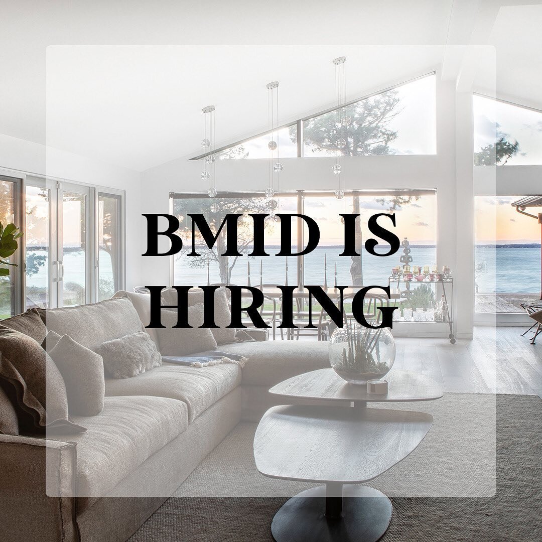 We are hiring a junior designer!!! 👉🏻 swipe to see what we are looking for &amp; how you can apply 🤍

#bmid