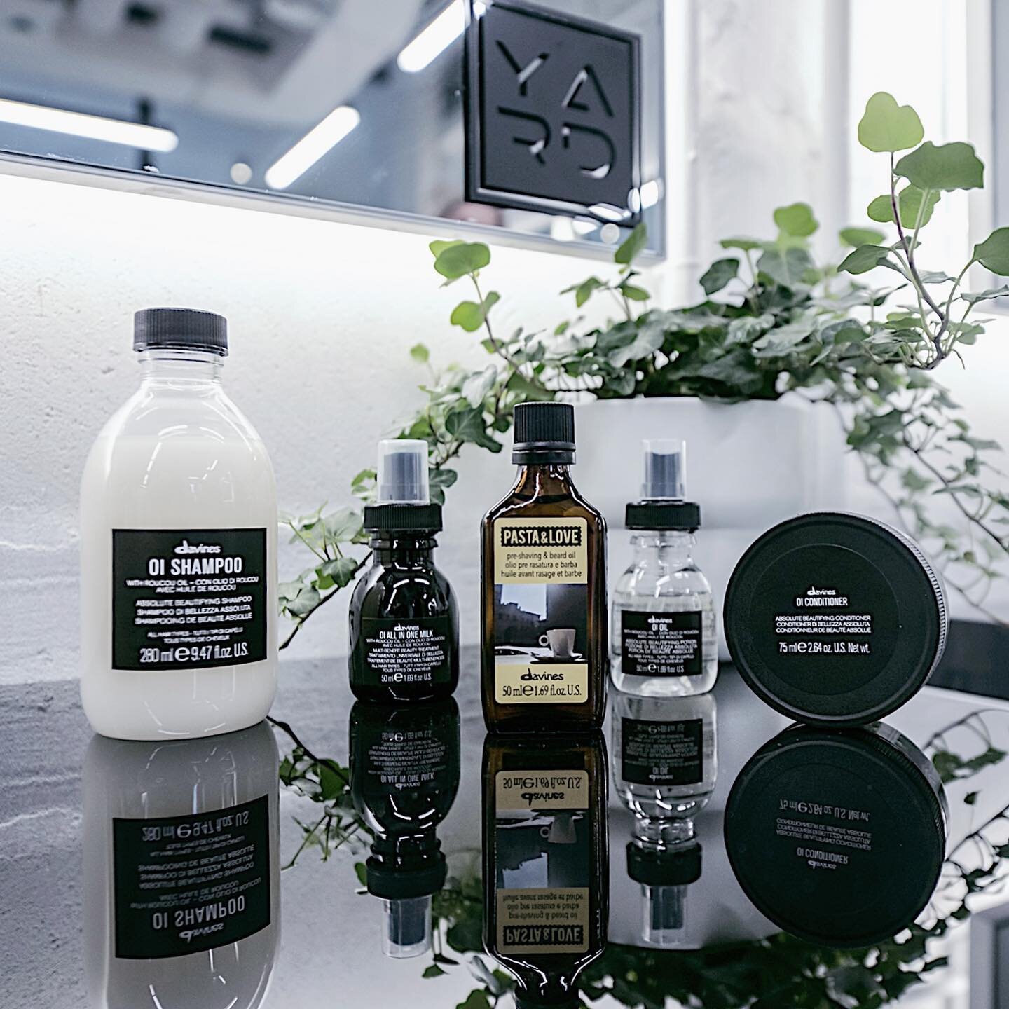 We use the best products on our clients -  Italian haircare brand @davinesarabia available for purchase in store