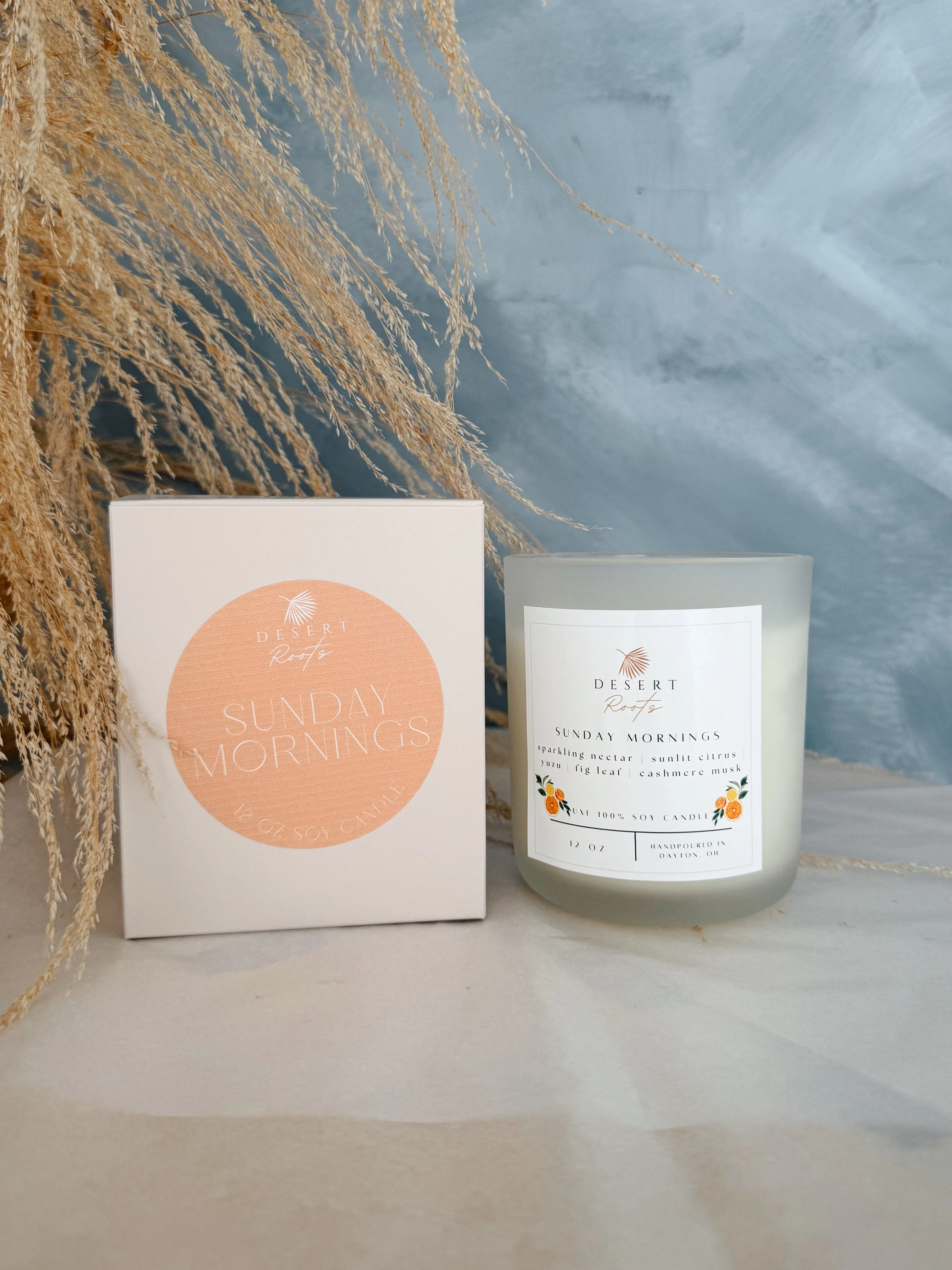 Sunday Mornings 12oz Soy Candle