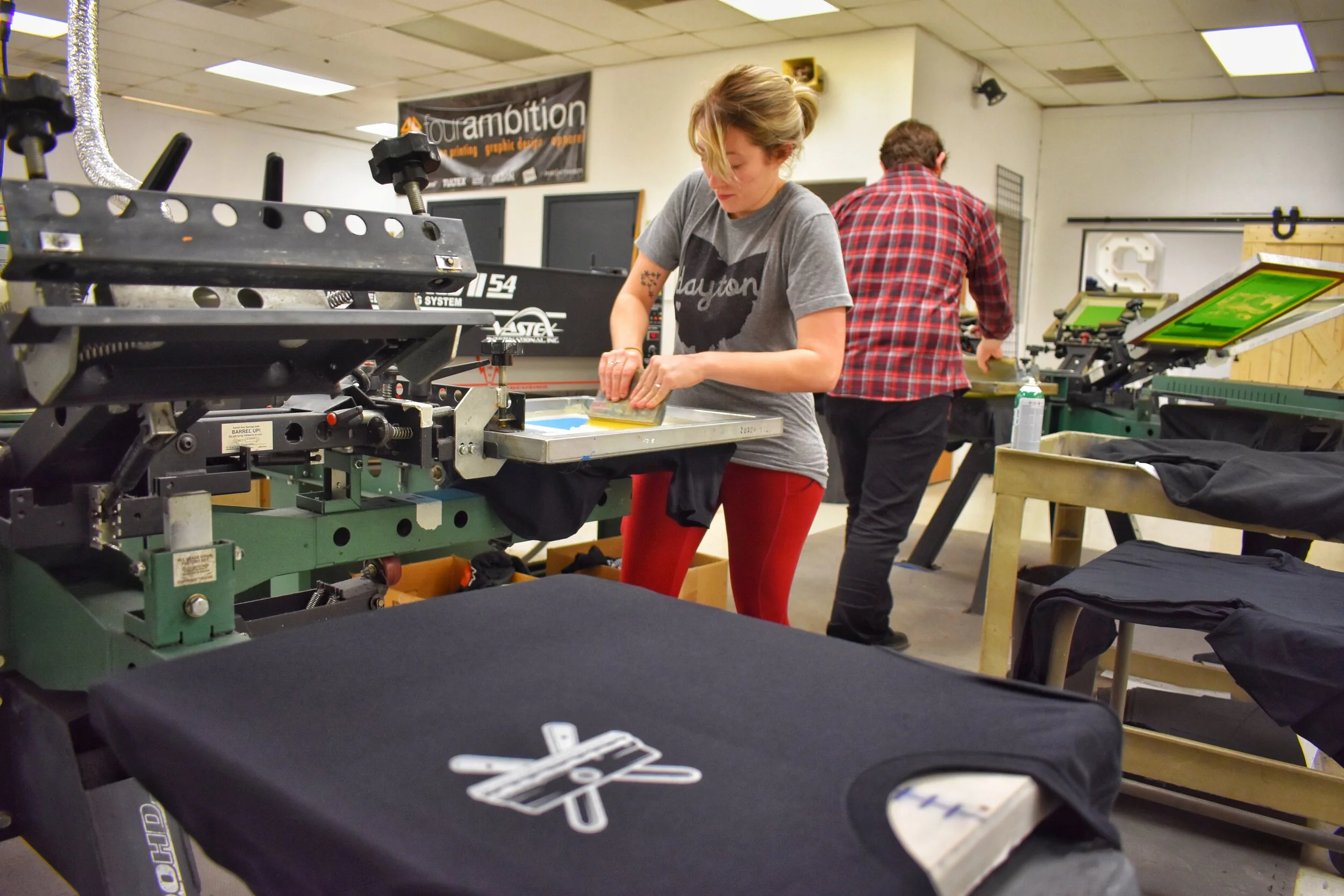 Four Ambition screen printing Dayton Ohio