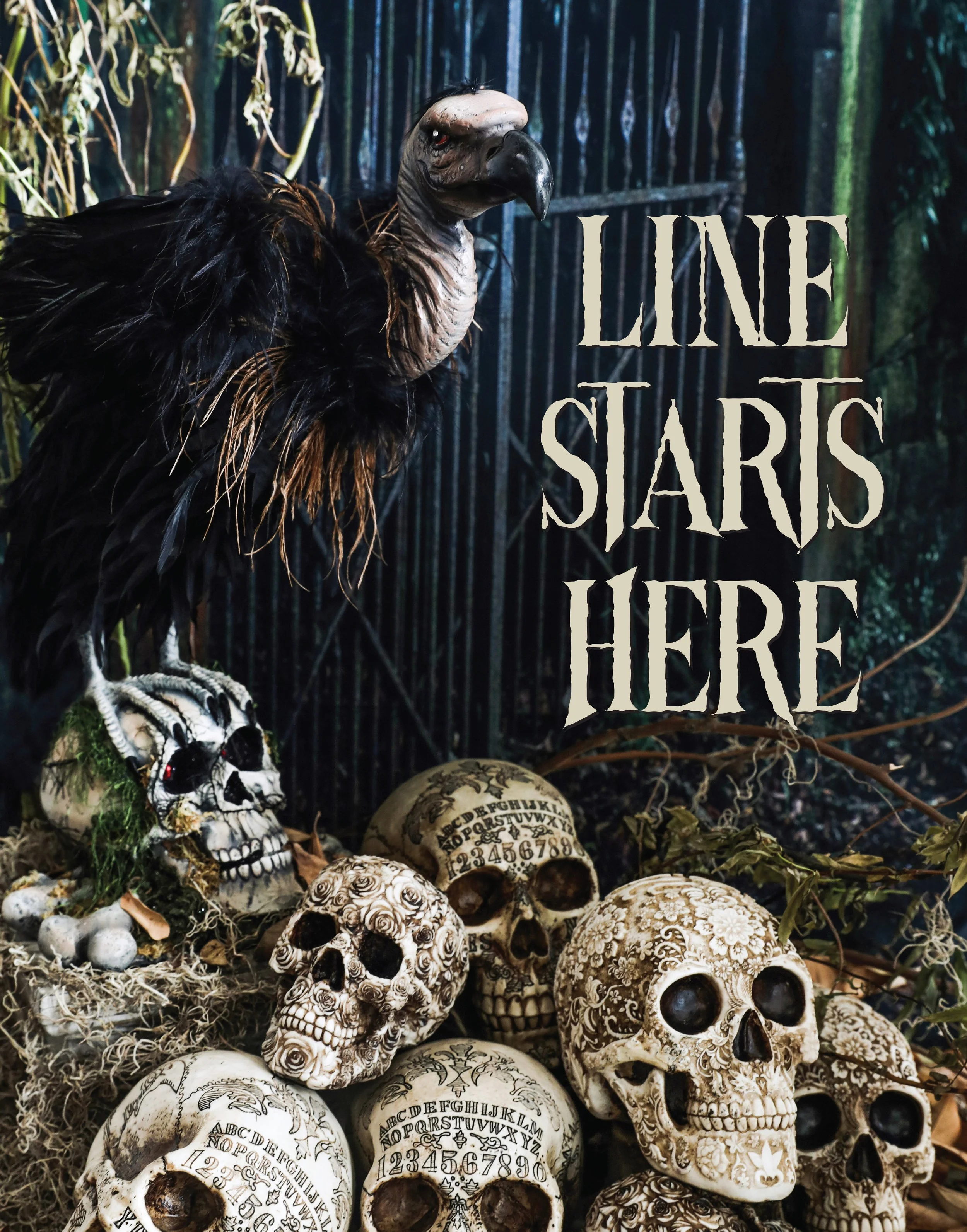 halloween line starts here sign 22x28.jpg