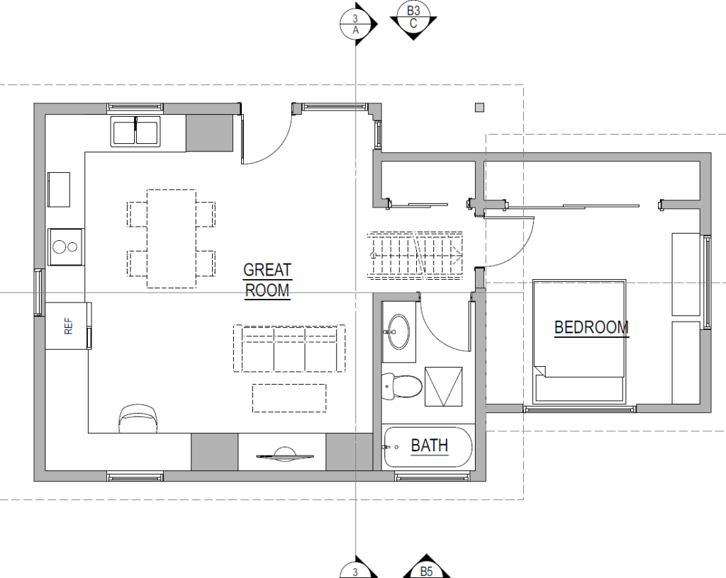 Cost to convert a garage into a one-bedroom backyard dwelling in Santa Cruz  — New Avenue Homes