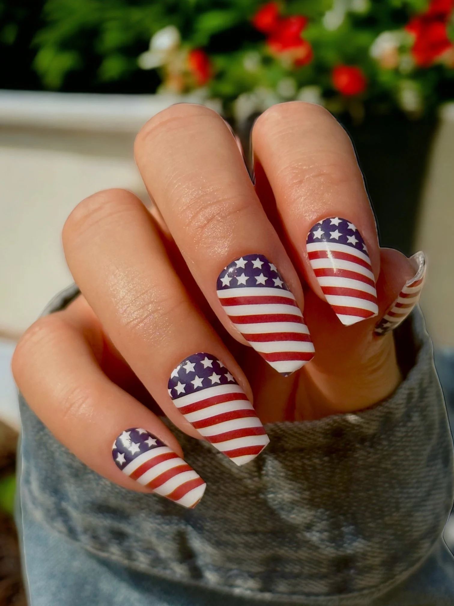 Stars & Stripes Nail Strips — Tough Girls Inc.