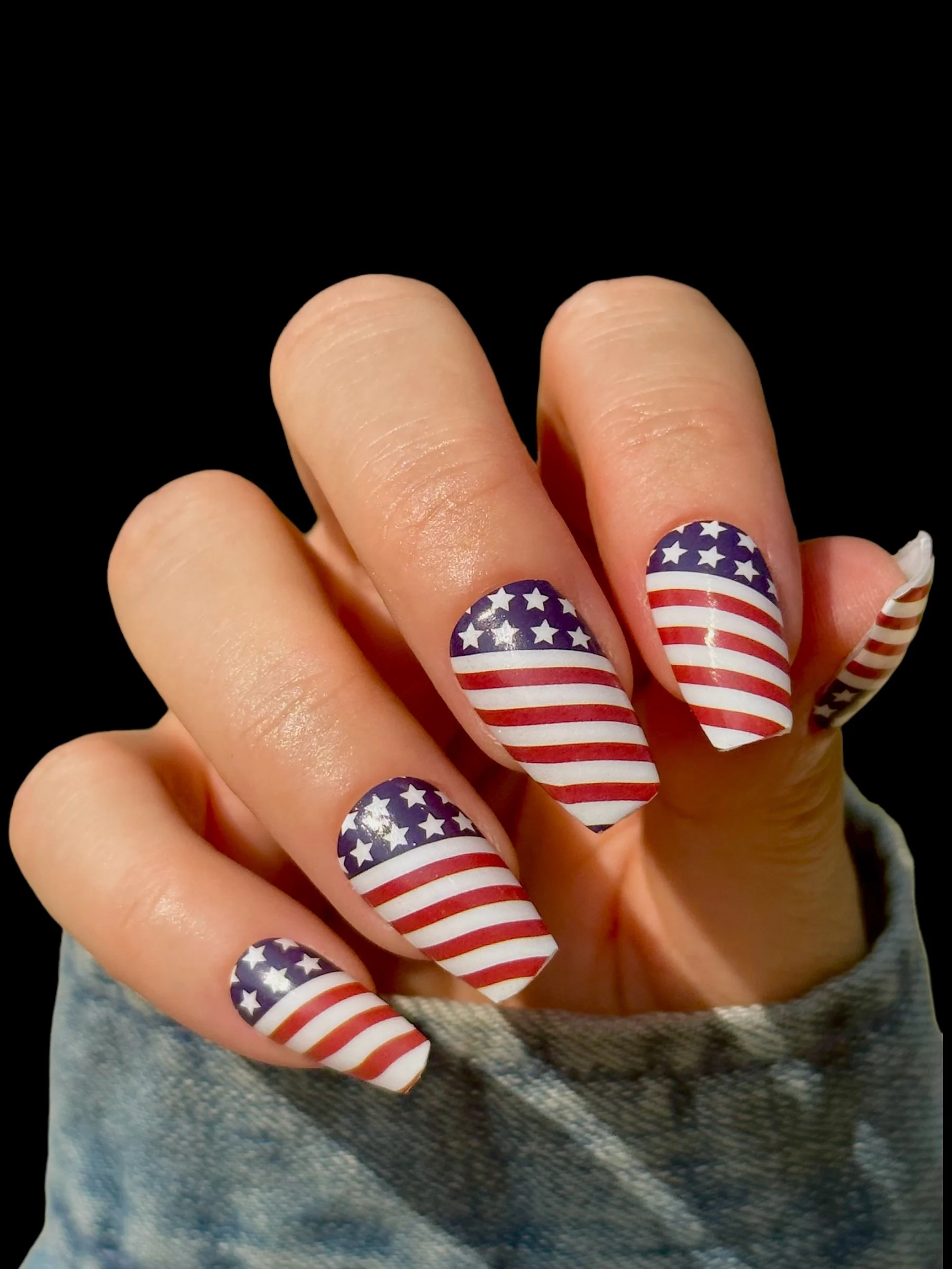Stars & Stripes Nail Strips — Tough Girls Inc.
