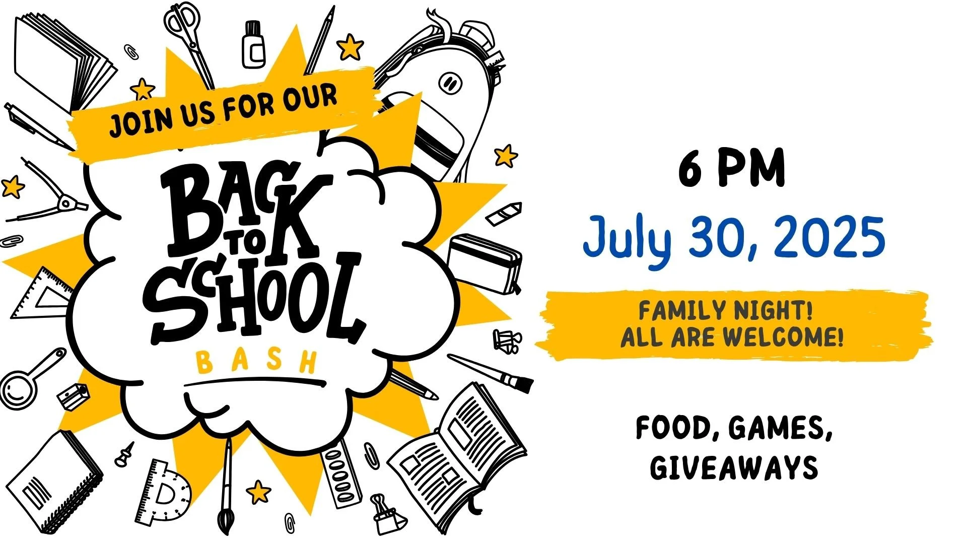 Back to School Bash Family Night