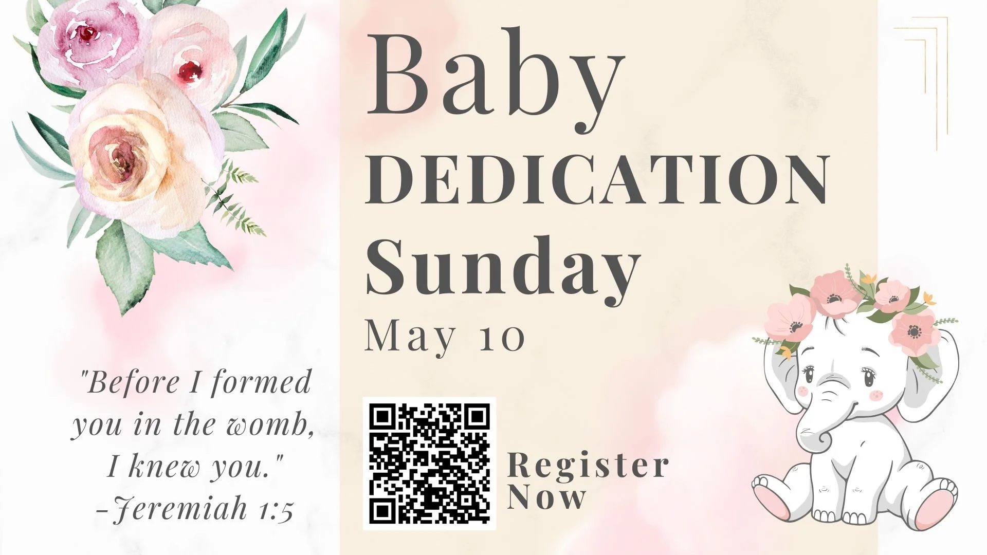 Baby Dedication Sunday