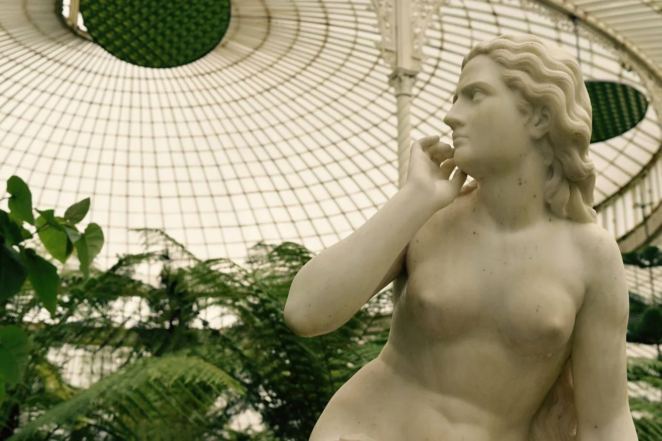 Some of my favourite photos from my academic exchange in Glasgow, Scotland.  These three photos are part of my brand-new cyanotype postcard set. Details can be found on my next post!

Photo One- a statue in the main hothouse of the Glasgow Botanic Ga