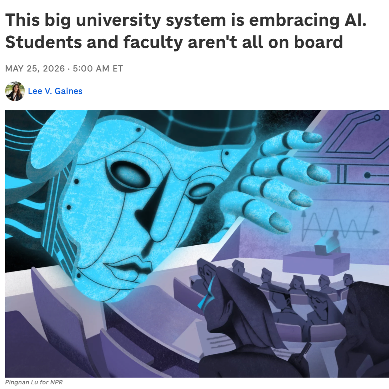 This big university system is embracing AI. Students and faculty aren't all on board