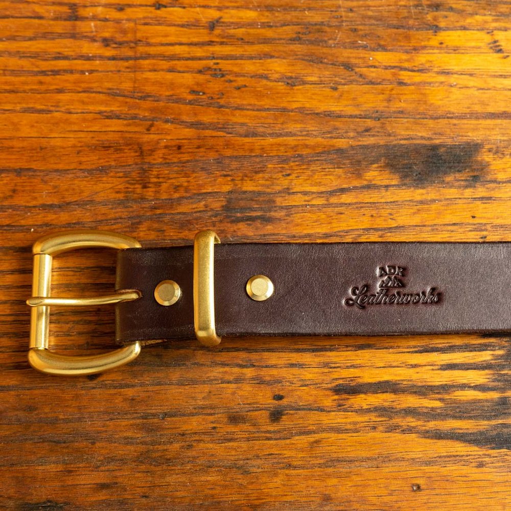 Handmade Custom Leather Belt — ADK Leatherworks