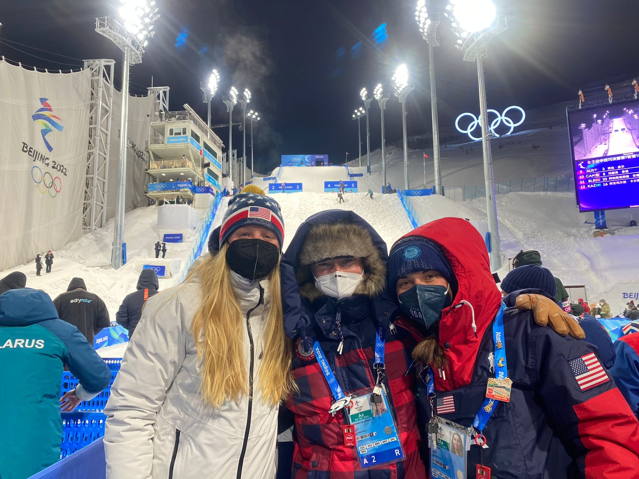  Women’s aerials finals with Hailey and Hannah 