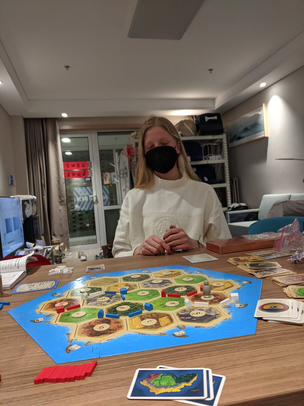  Catan with Hailey and Hannah! 