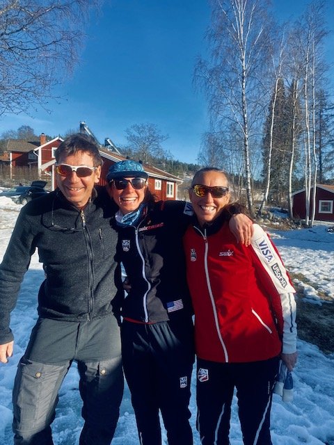  Found some family in Sweden too, it was special to have my parents there cheering trailside.  