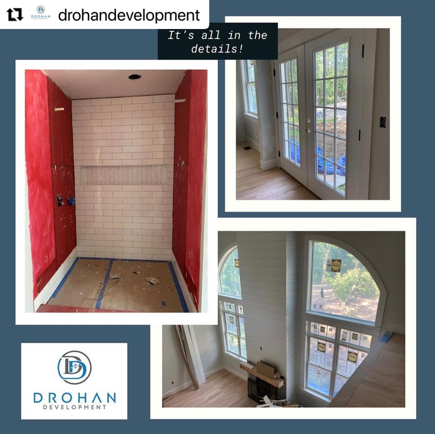 Beautiful Super White subway tile with the perfect herringbone niche! Thank you @drohandevelopment for sharing, we cannot wait to see the finished product!
&bull;
&bull;
#Repost @drohandevelopment with @make_repost
・・・
The art of Drohan design&hellip