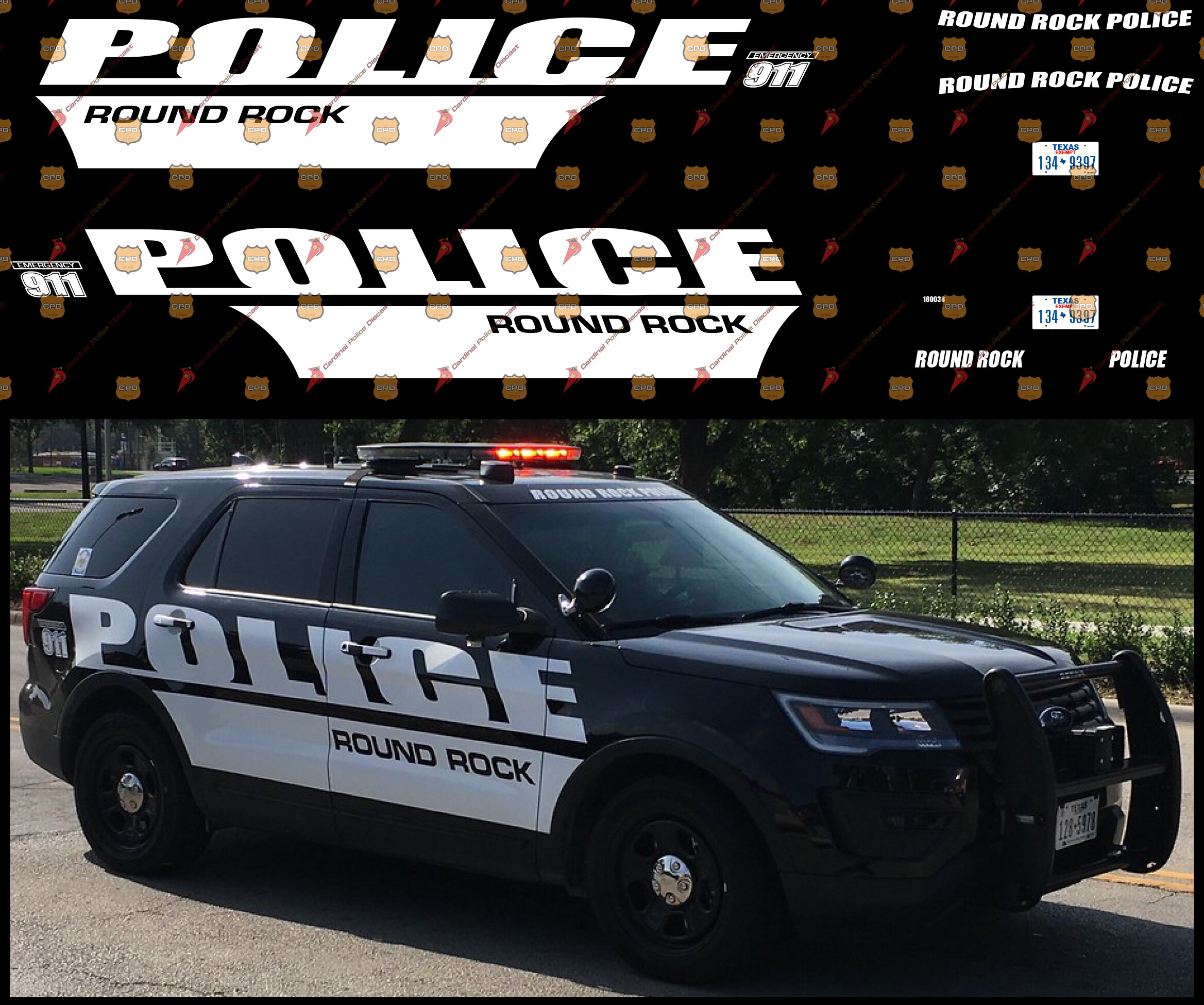 Columbus, GA Police Department — Cardinal Police Diecast