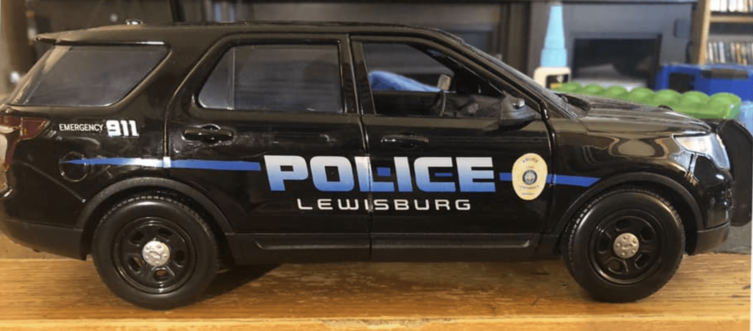 Lewisburg, KY Police Department — Cardinal Police Diecast