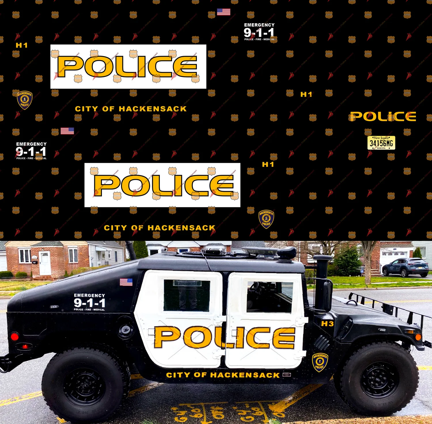 Police Humvee