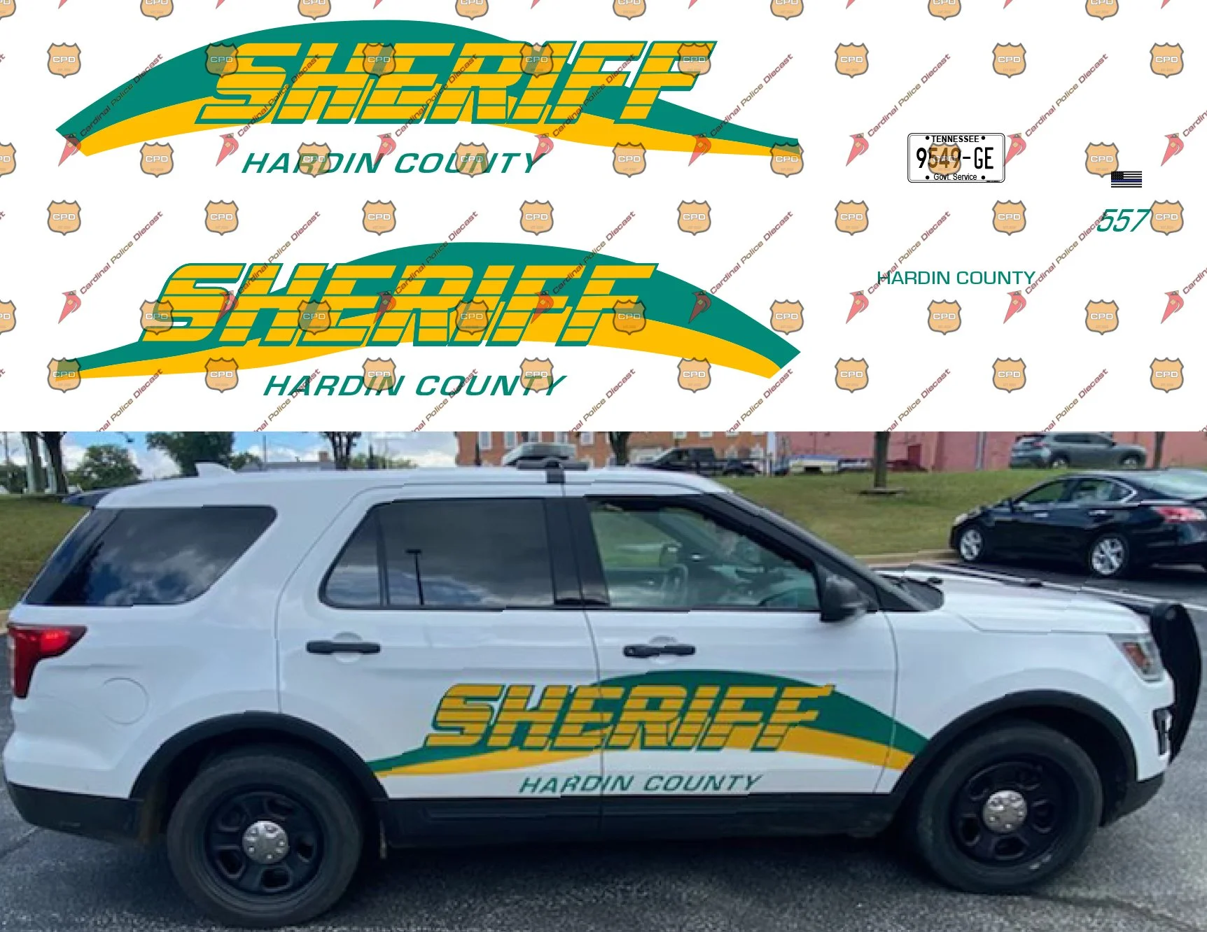 Susquehanna Valley, PA EMS Ambulance — Cardinal Police Diecast