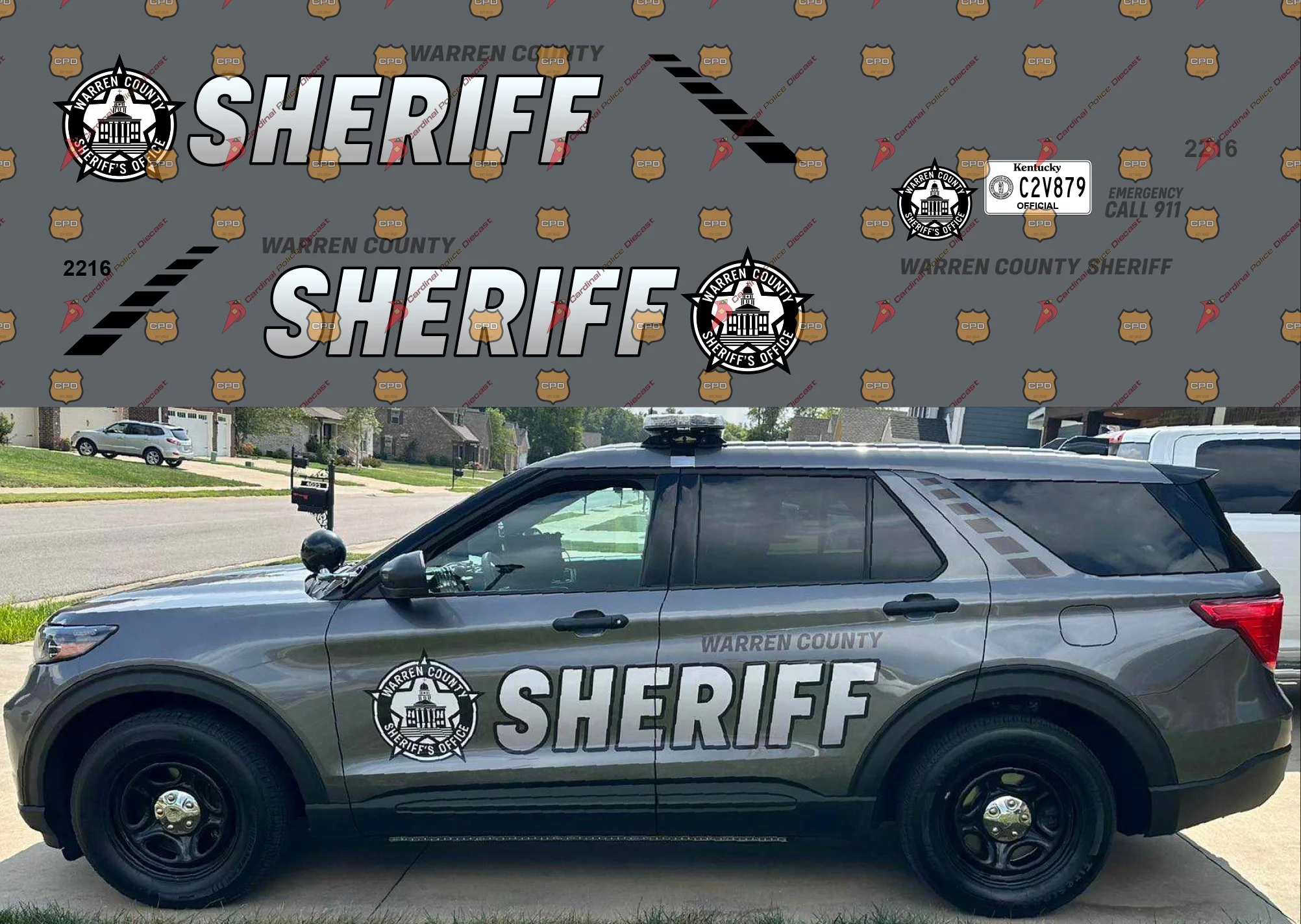 Knox County, TN Sheriff's Office Classic — Cardinal Police Diecast