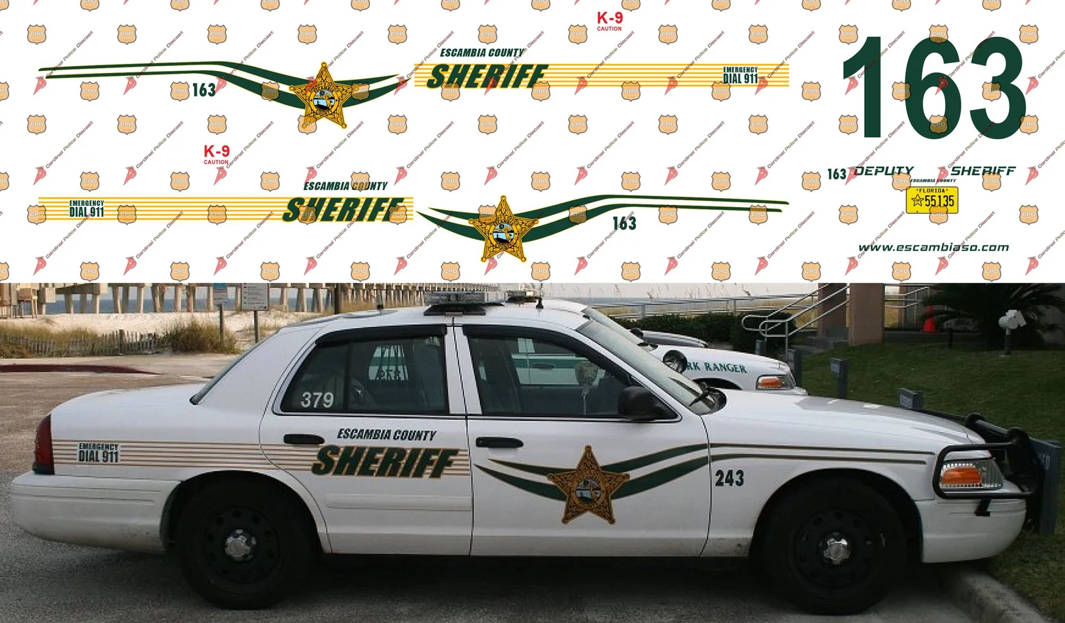 Faulkner County, AR Sheriff's Office — Cardinal Police Diecast