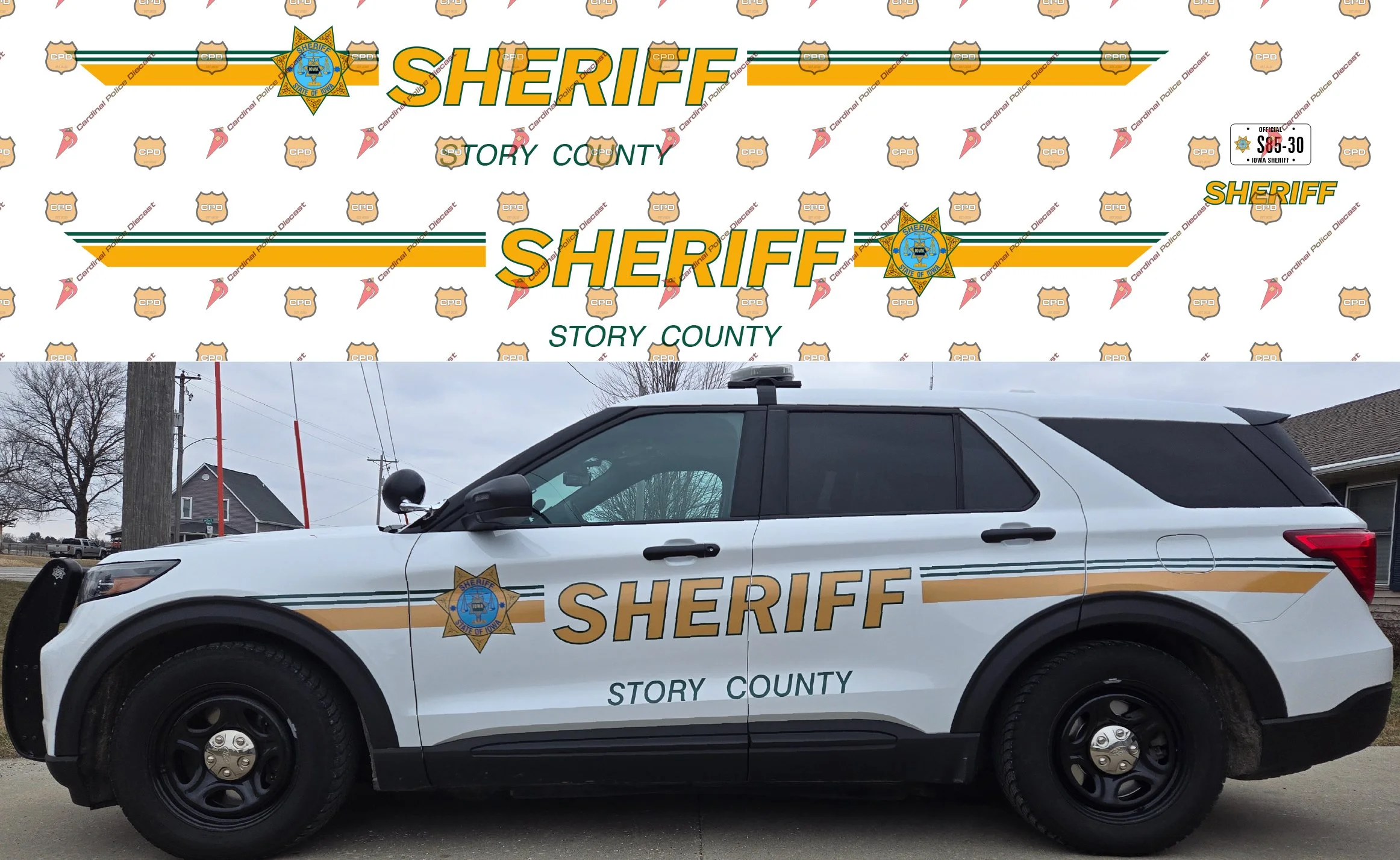 Garden Grove, CA Police Department — Cardinal Police Diecast