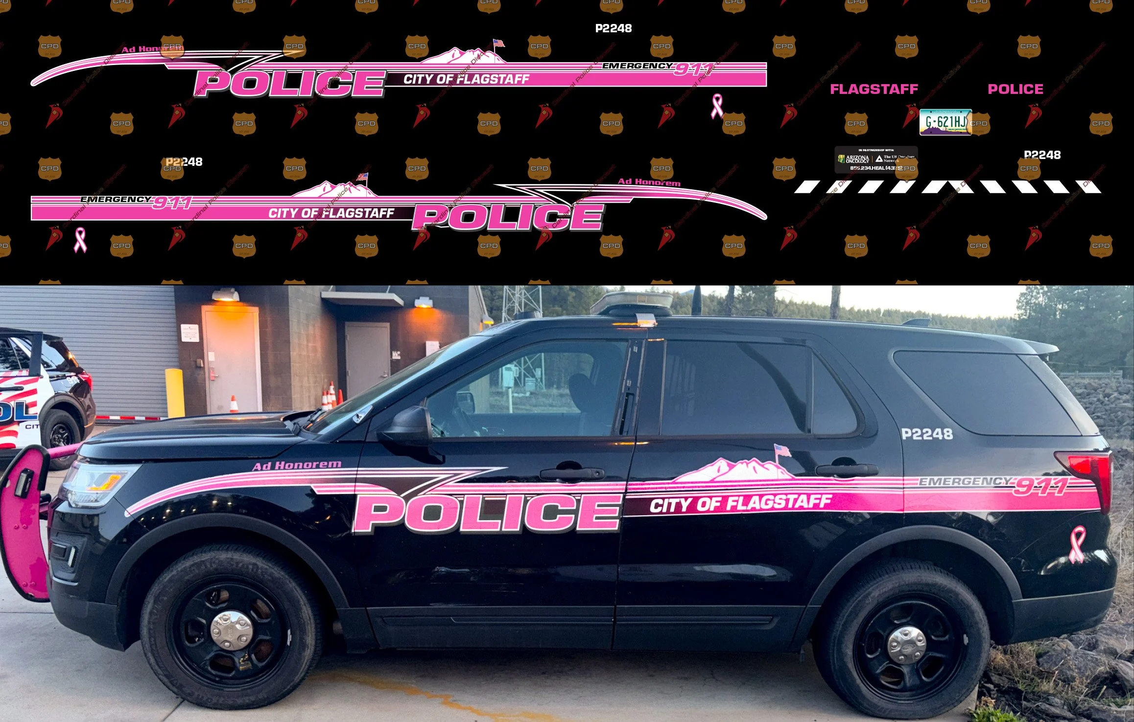 Flagstaff, AZ Police Department Breast Cancer Awareness