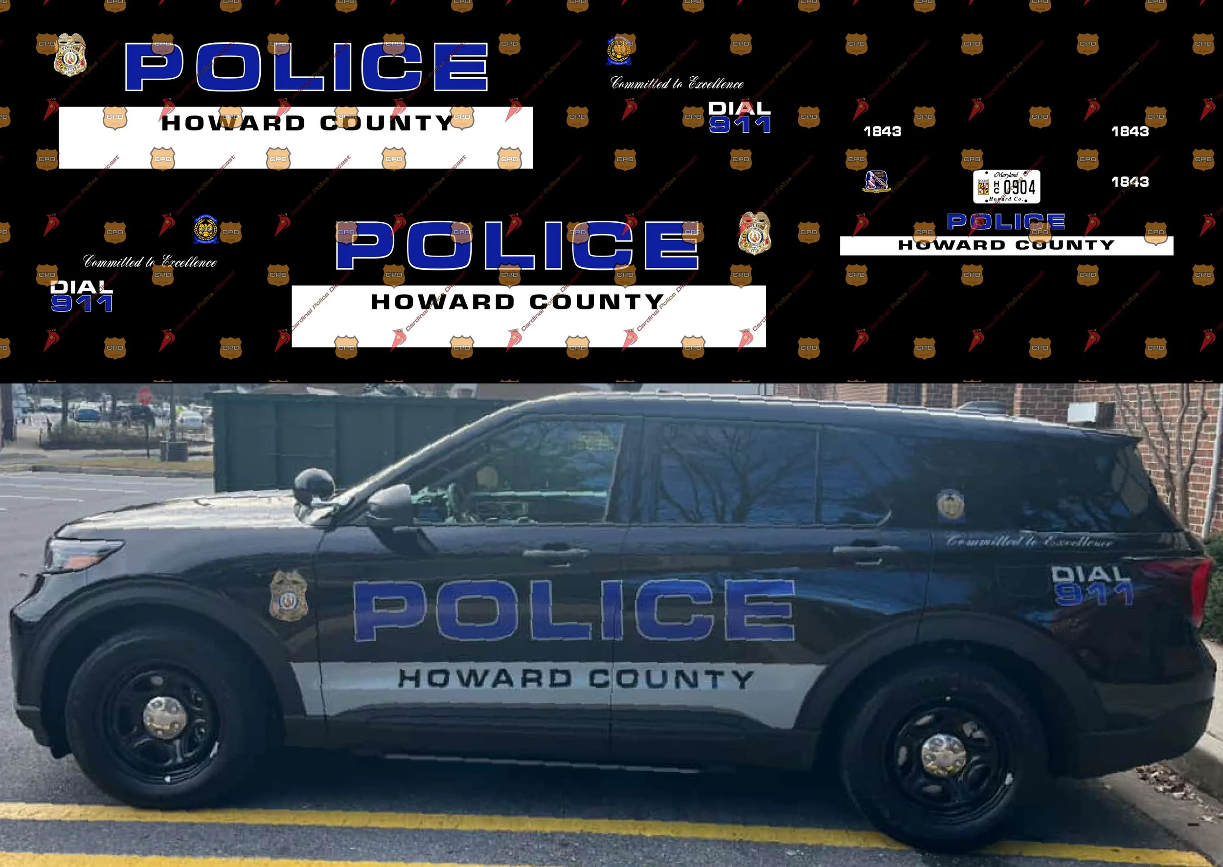Howard County, MD Police Department 2026 Graphics