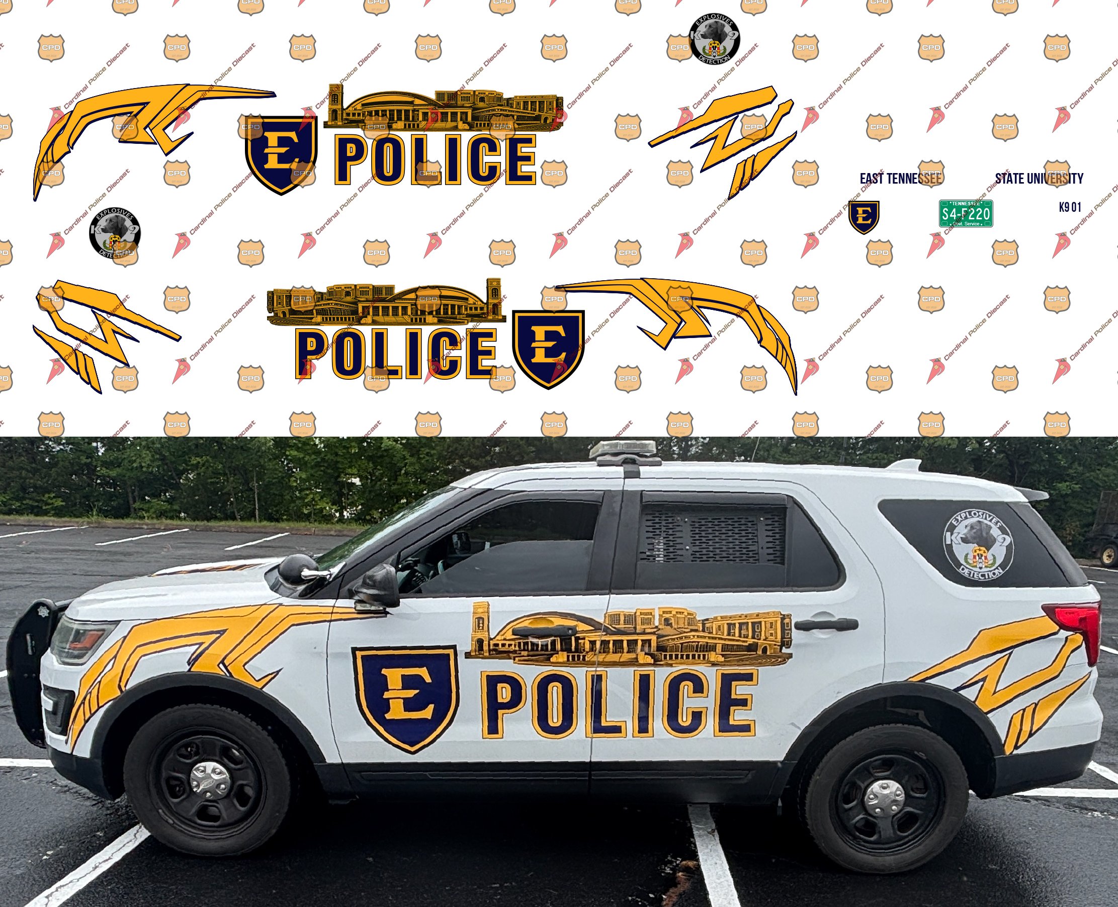 Eastern Tennessee University Police Department 2026 Graphics