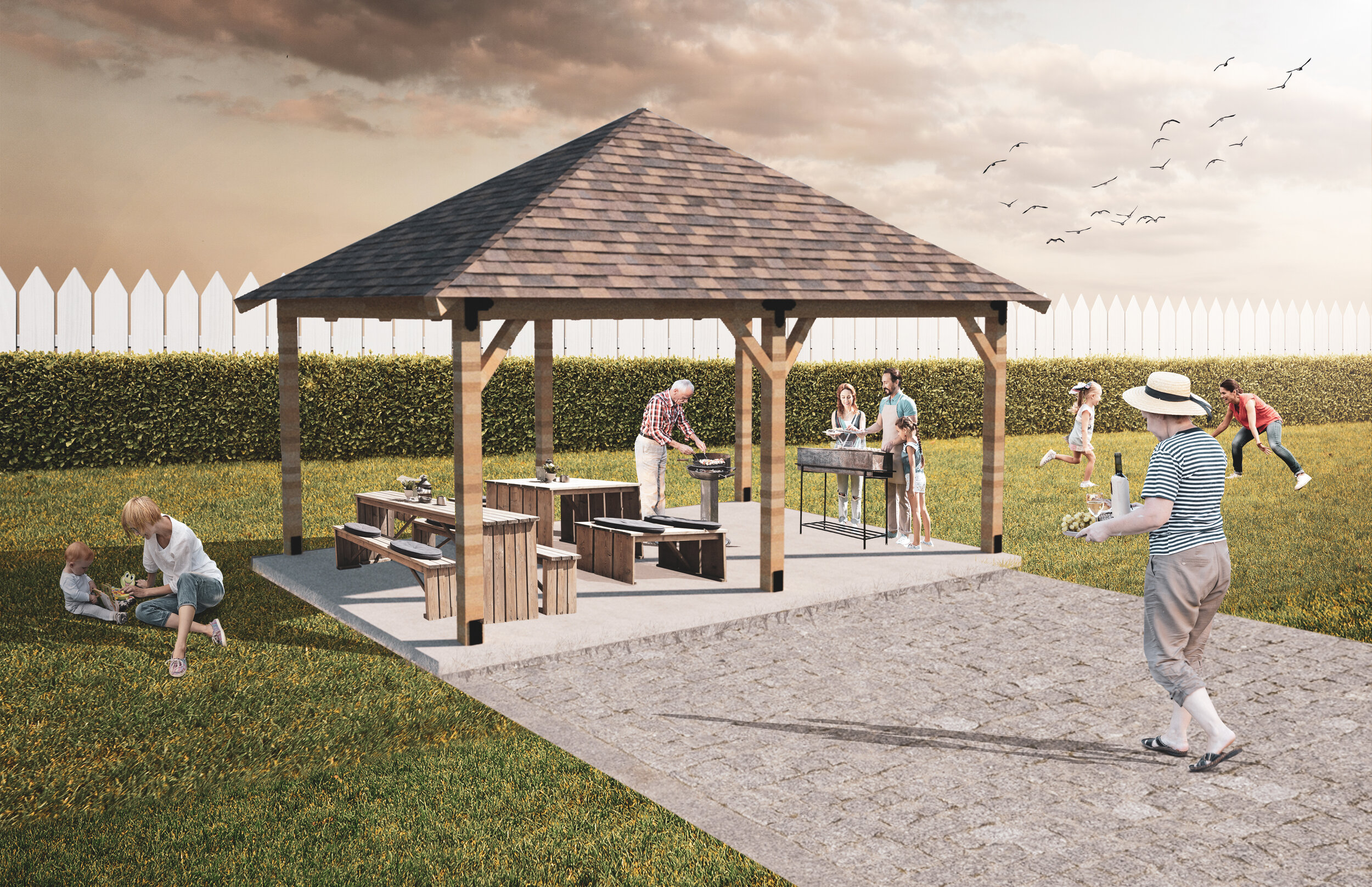 4-sided Gazebo | Longwood, FL