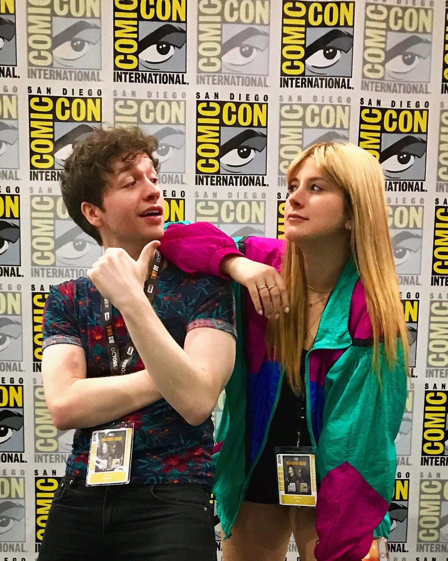 Hard to b&rsquo;lieve one year ago now, we were parting like nerds at that 50th #SDCC 🥳🤯 Don&rsquo;t get me wrong: like, all of 2020 still takes the cake for &ldquo;hard to believe.&rdquo; STILL. I found these (gaudy) gems of @brittneyraeallday and