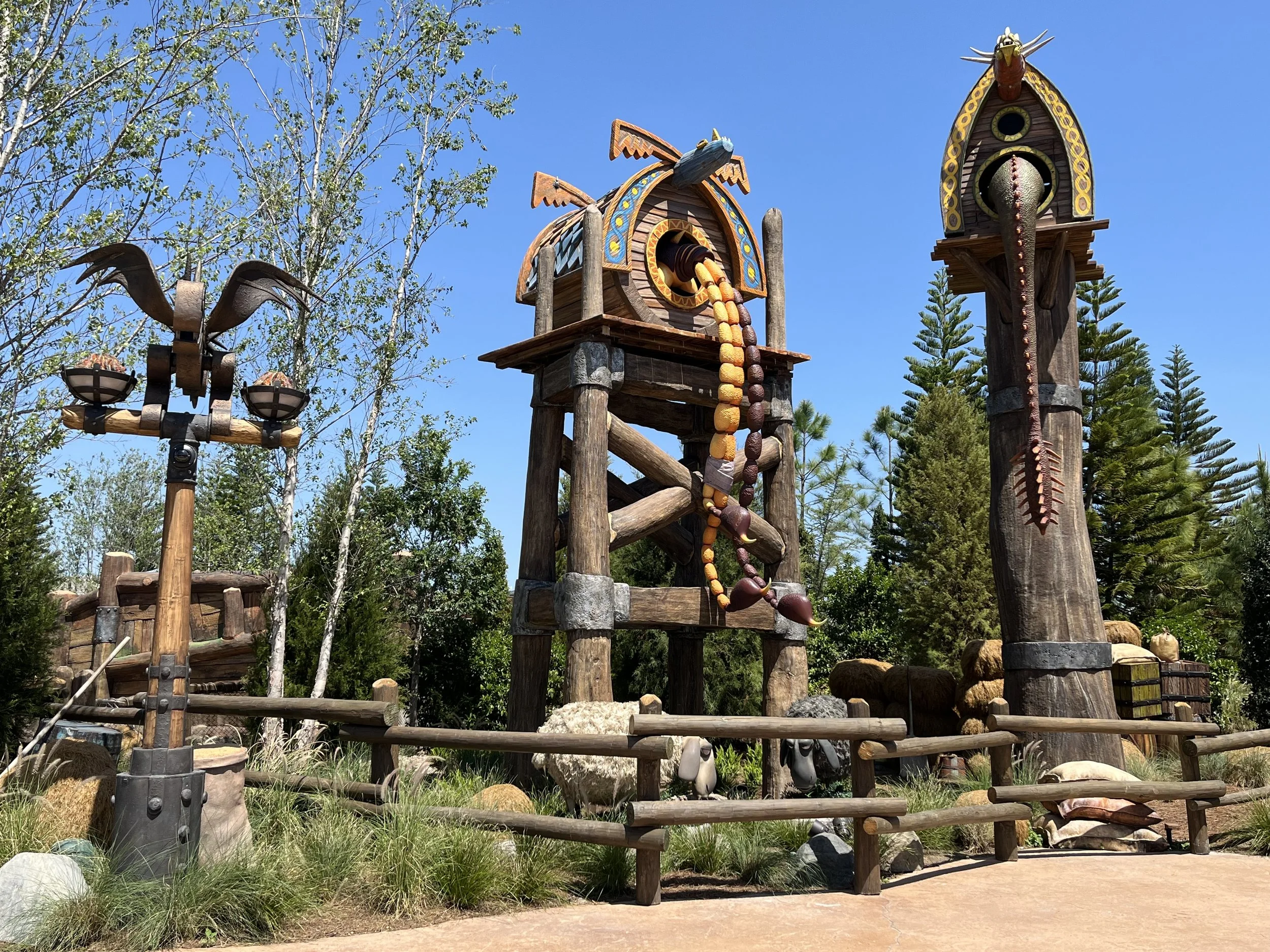 Dragon Houses - Isle of Berk at Universal's Epic Universe