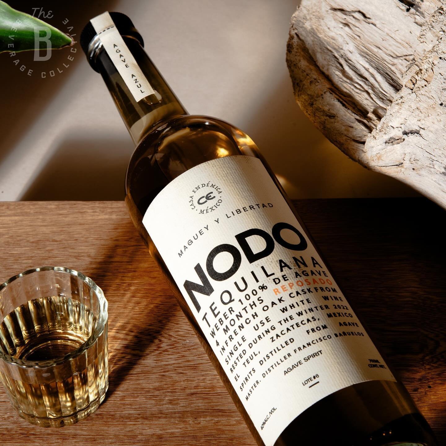 NODO Tequilana Reposado ⚡️
Aged for 4 months in French oak casks previously used for single-use white wine, this agave spirit captures the essence of patience and dedication.

With aromas of nuts, cloves, and oak, and a palate that delights with note