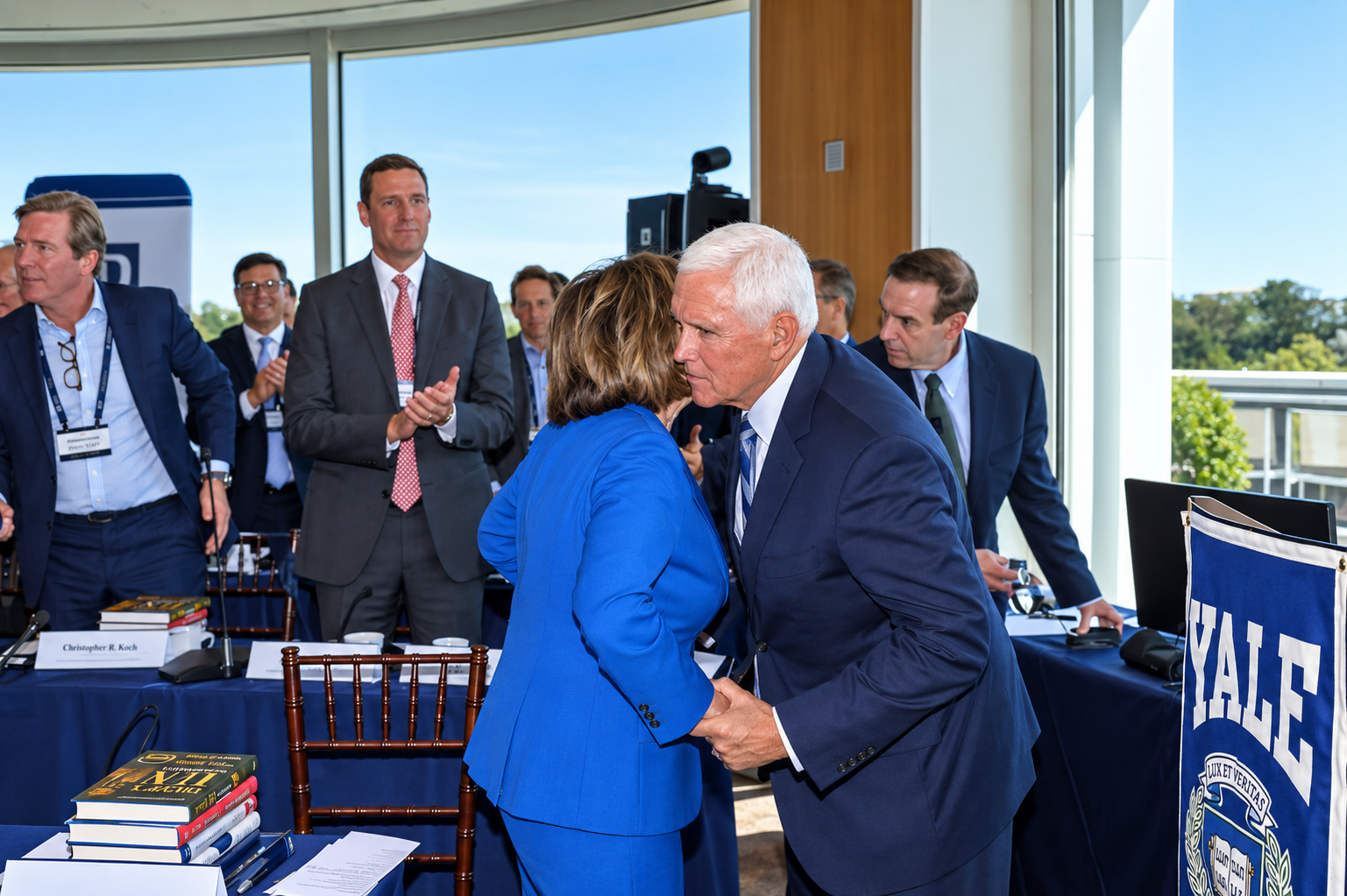 Pence and Pelosi