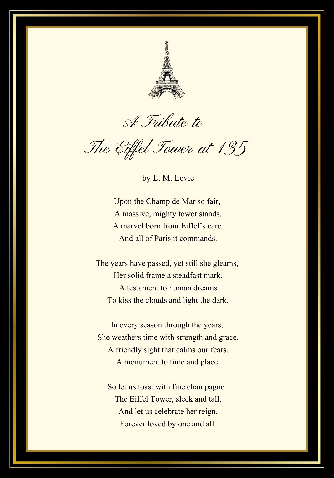 A Tribute to the Eifel Tower