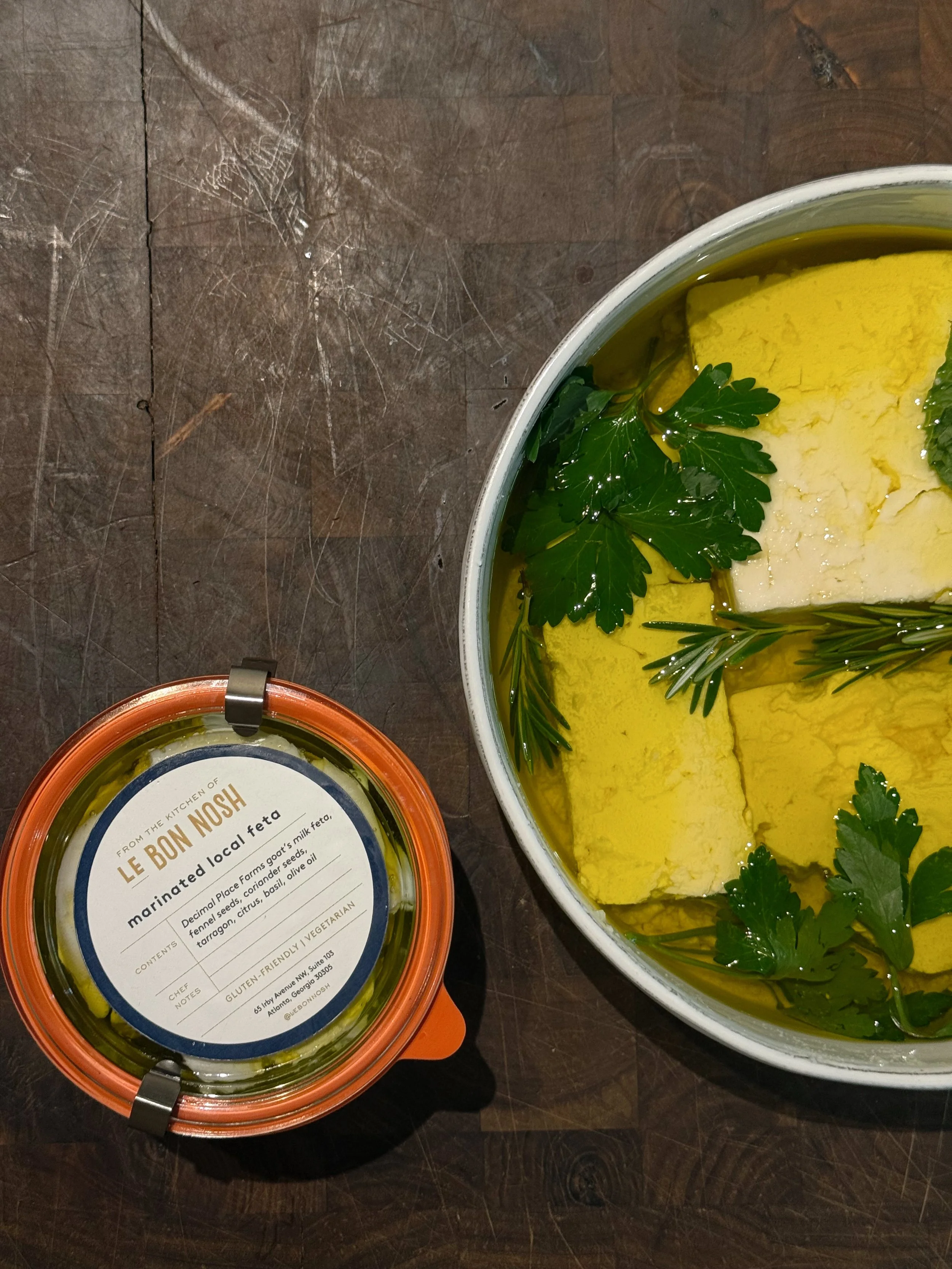 Marinated Local Feta