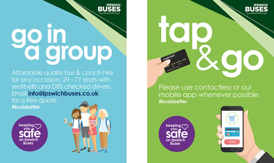 Ipswich Buses Travel Posters