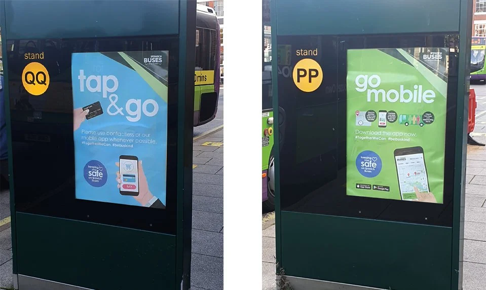 Tower Ramparts Ipswich Buses Posters