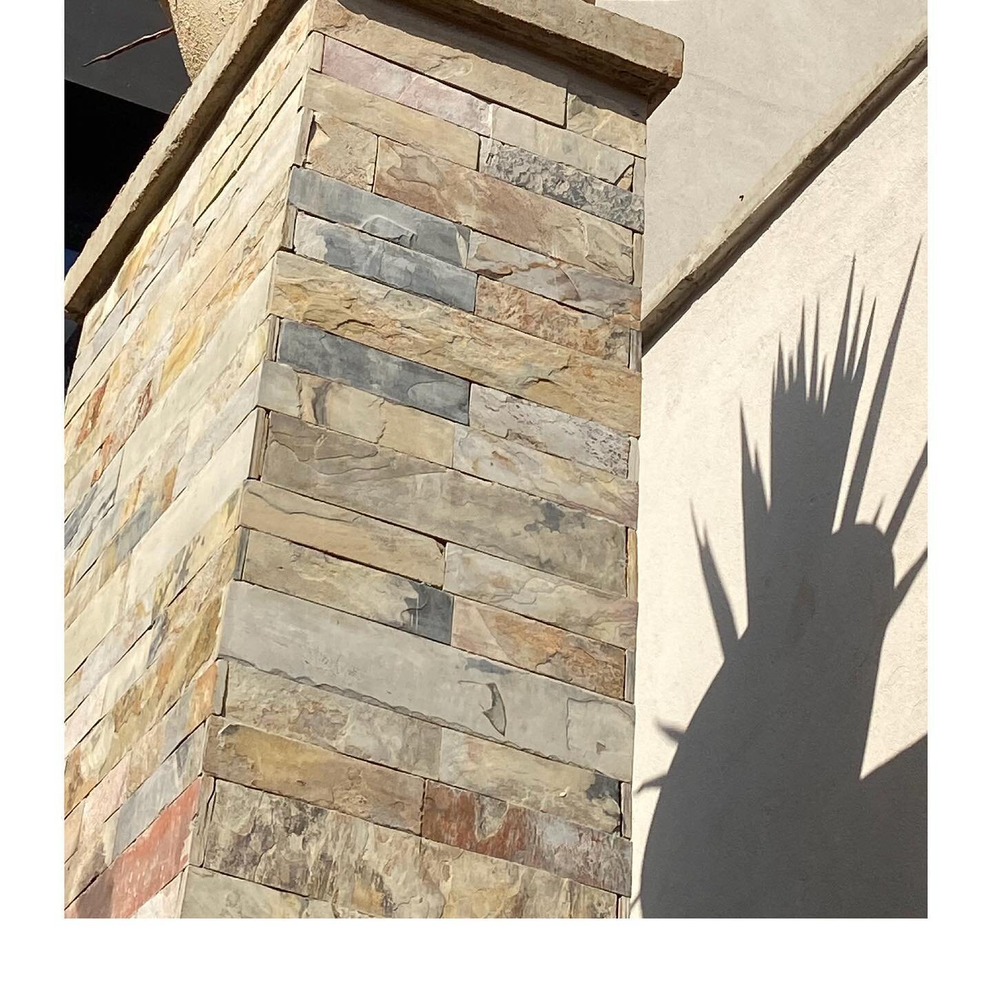 A study of shadows on fa&ccedil;ade textures at Palm Valley  #palmvalley #facade #stone #design #Nairobi