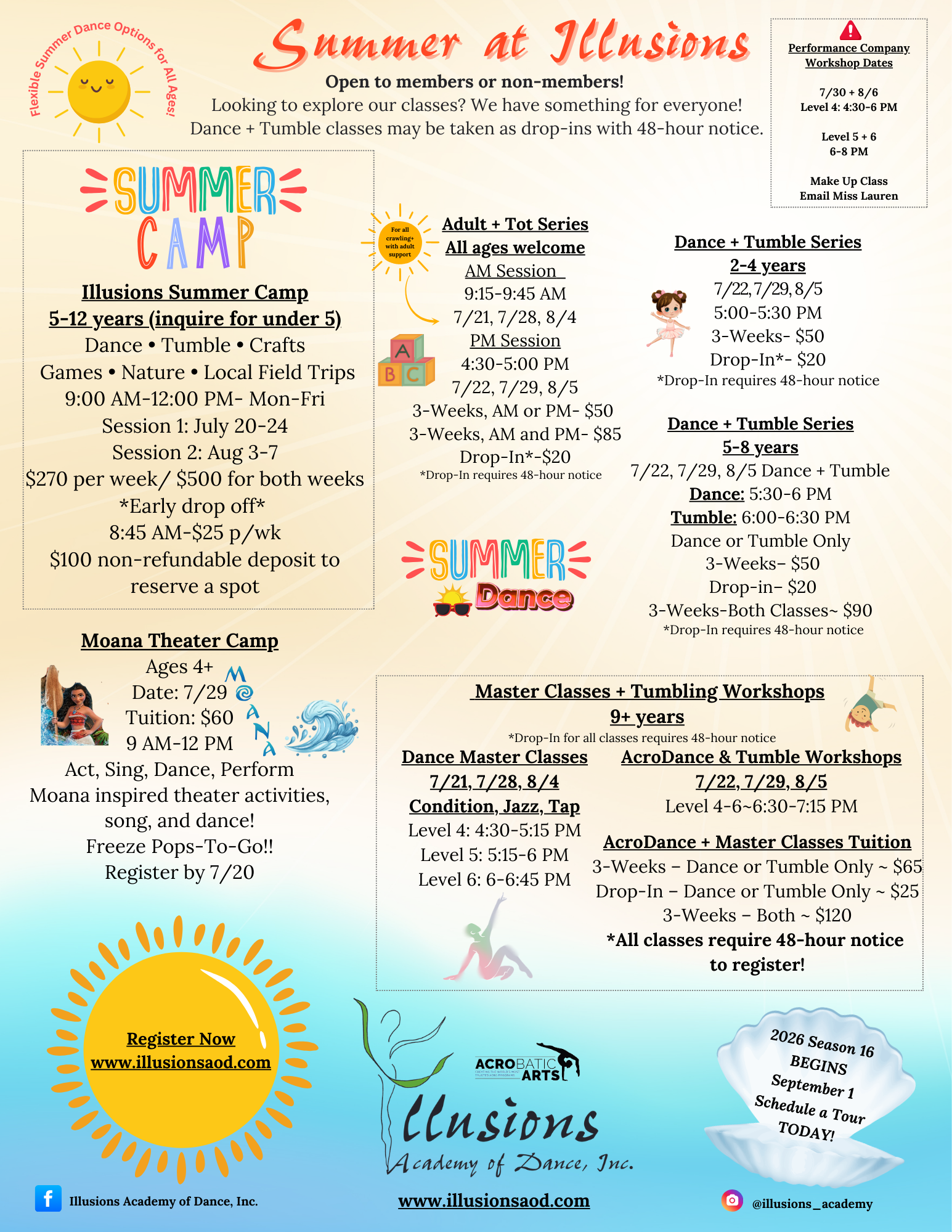 3-Week Dance + Tumble Series (Ages 5-8)