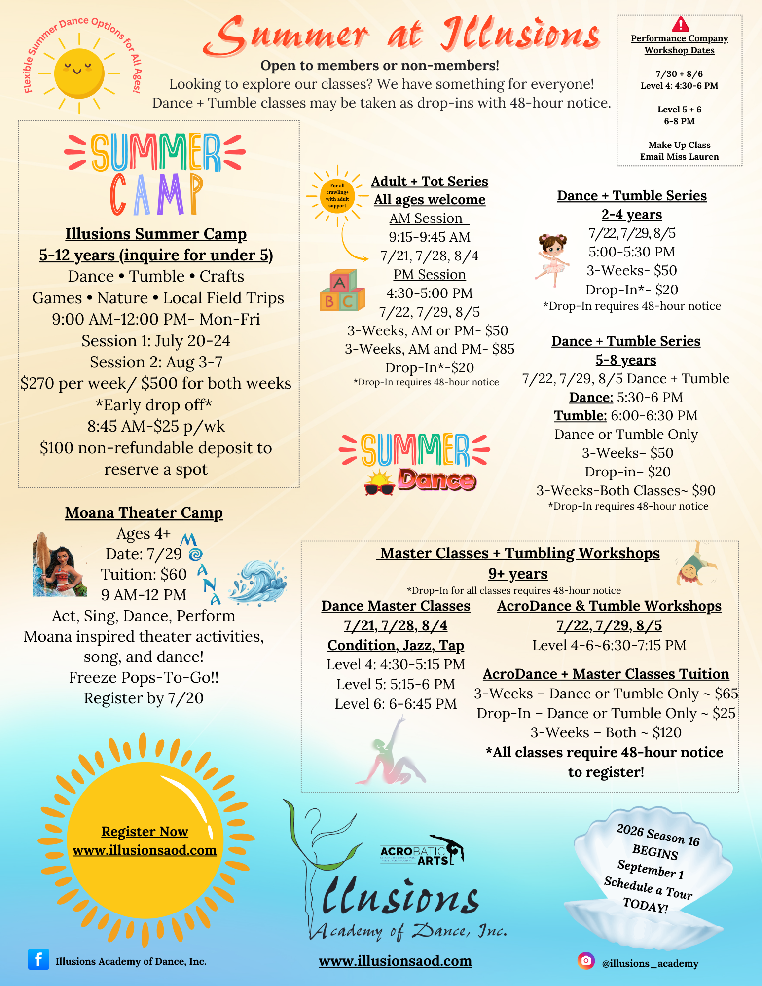 3-Week Dance + Tumble Series (Ages 2-4)