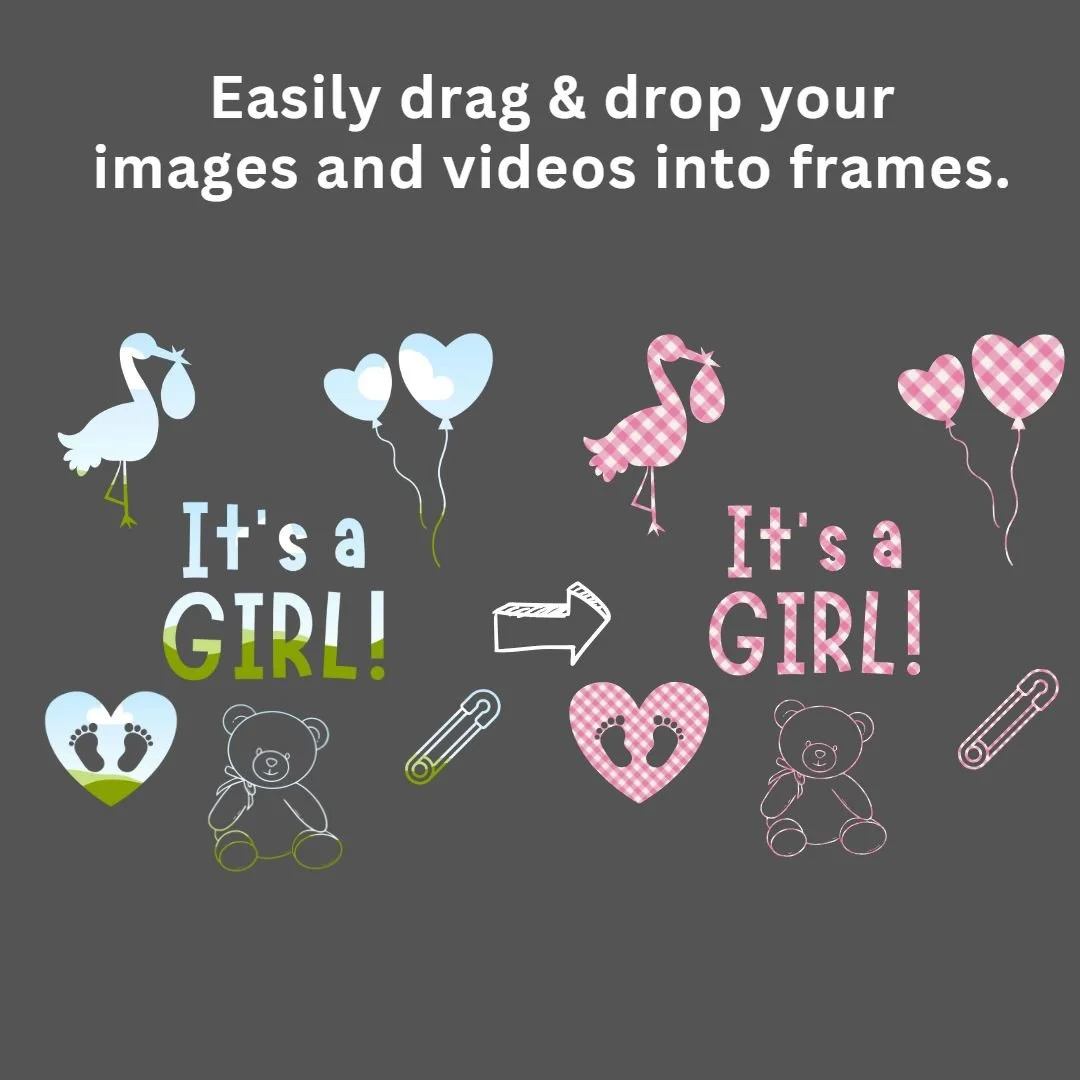 Canva Frames Baby — Social Bliss Blueprint